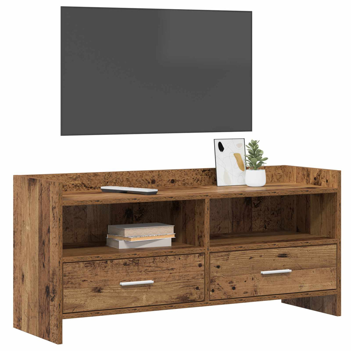 TV ormar 100 x 33 x 47 cm Staro drvo Konstruirano drvo