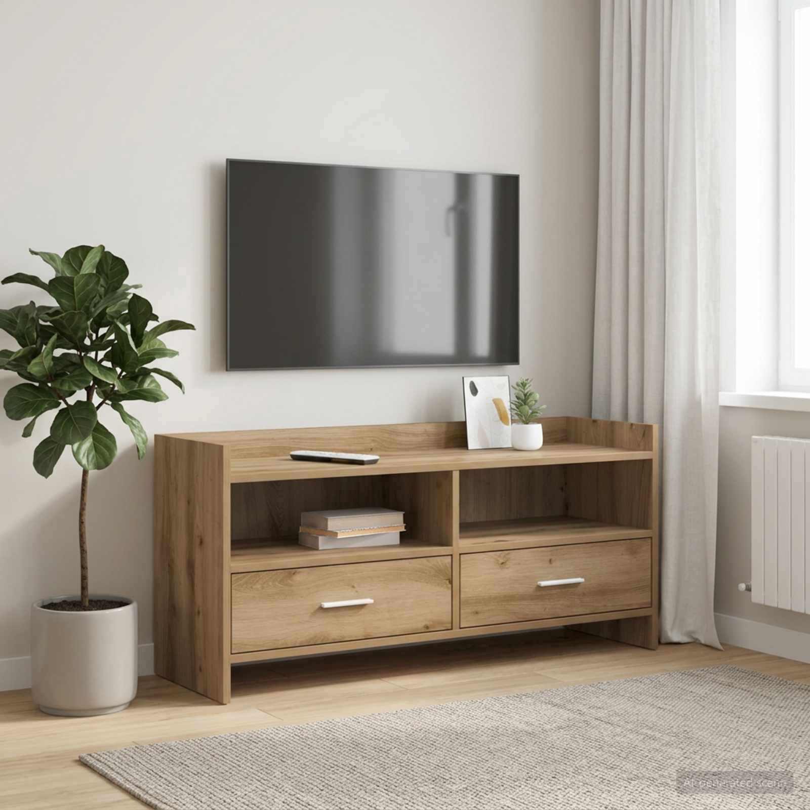 TV ormar 100 x 33 x 47 cm Hrast artisan Konstruirano drvo
