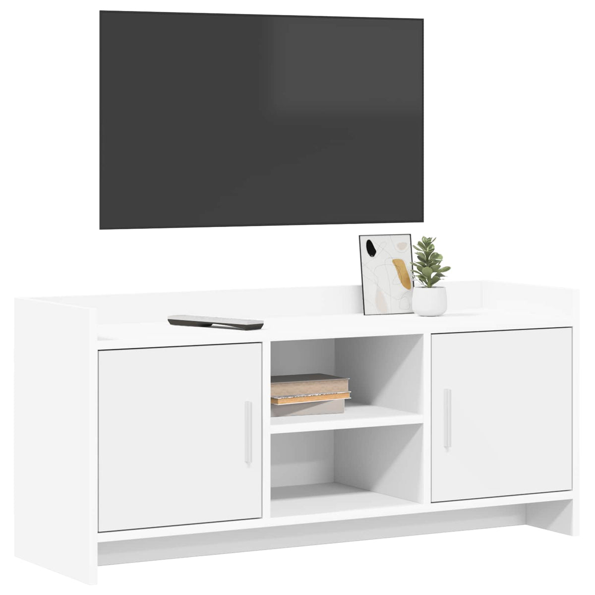 TV ormar 102 x 33 x 47 cm Bijela Konstruirano drvo