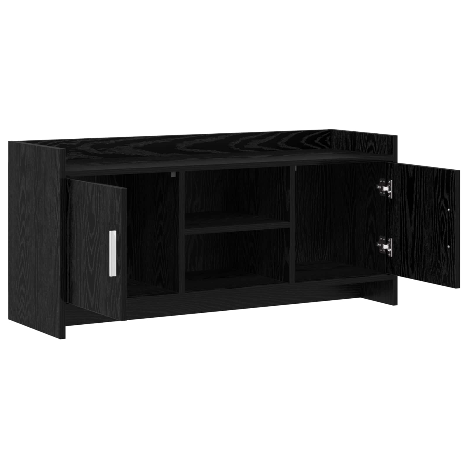 TV ormar 102 x 33 x 47 cm Crni hrast Konstruirano drvo