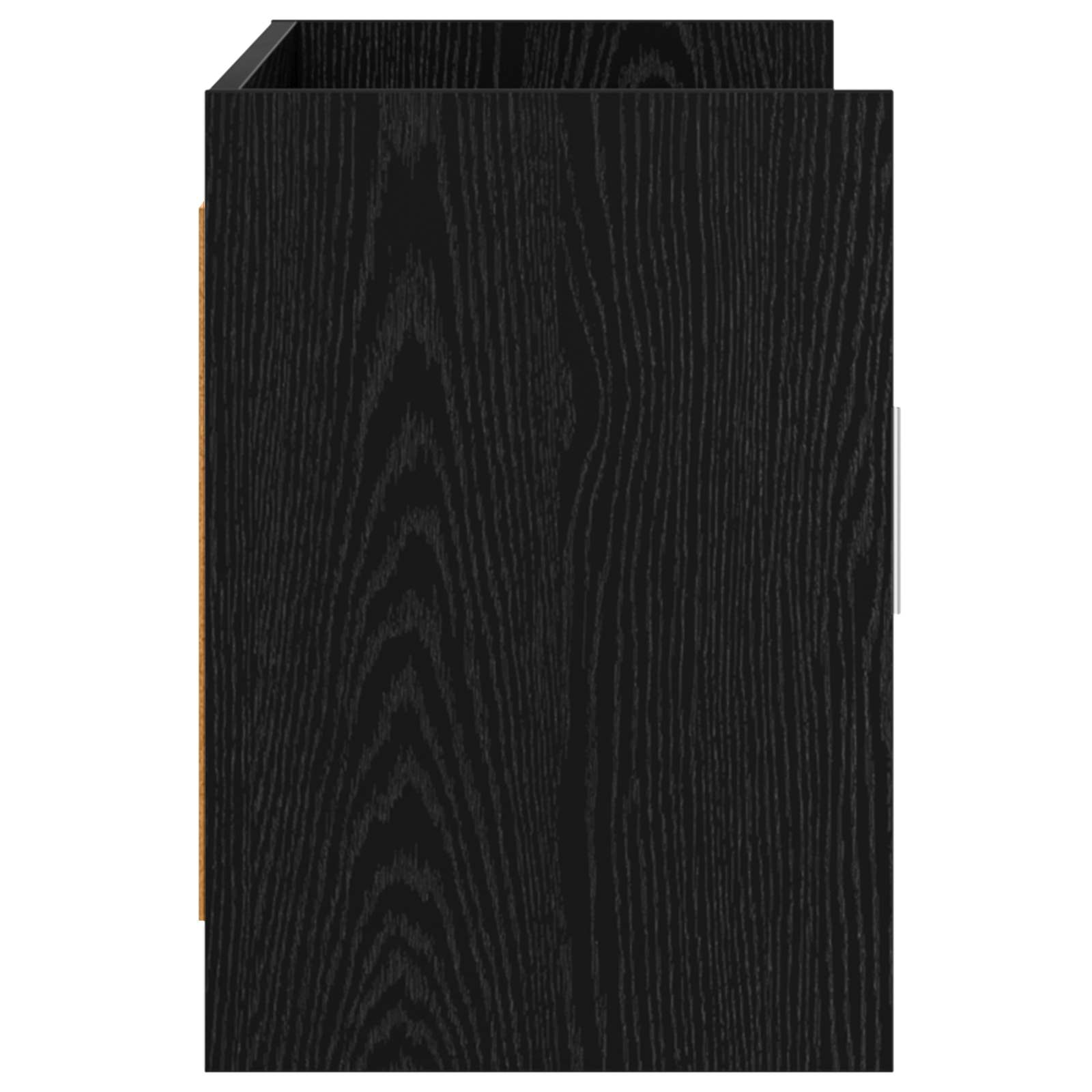 TV ormar 102 x 33 x 47 cm Crni hrast Konstruirano drvo