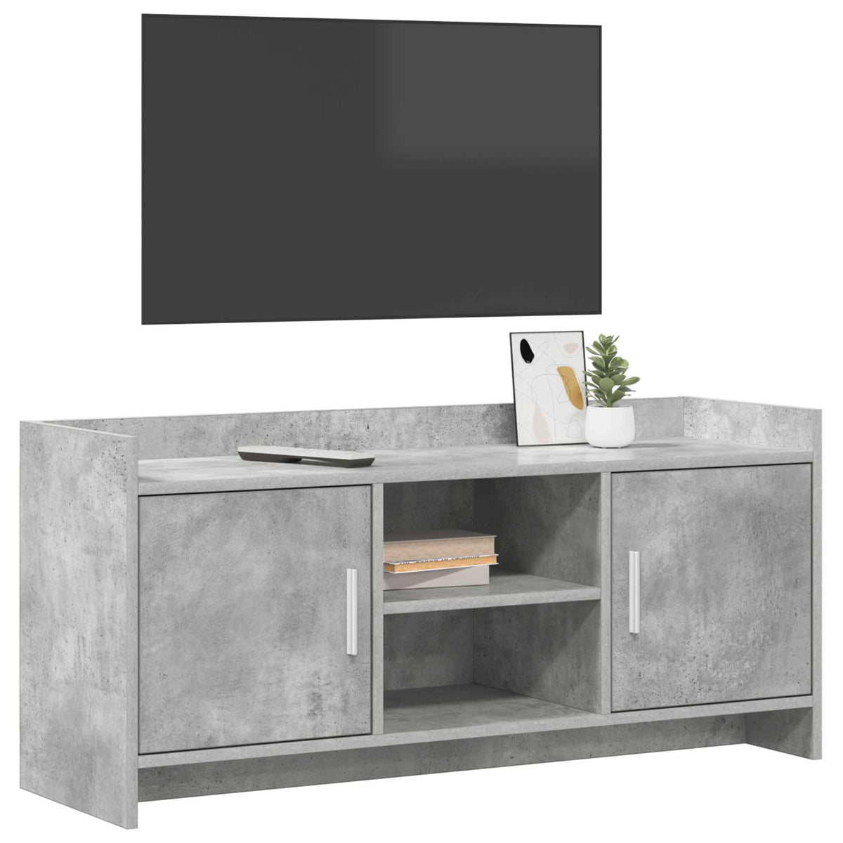 TV ormar 102 x 33 x 47 cm Betonska siva Konstruirano drvo