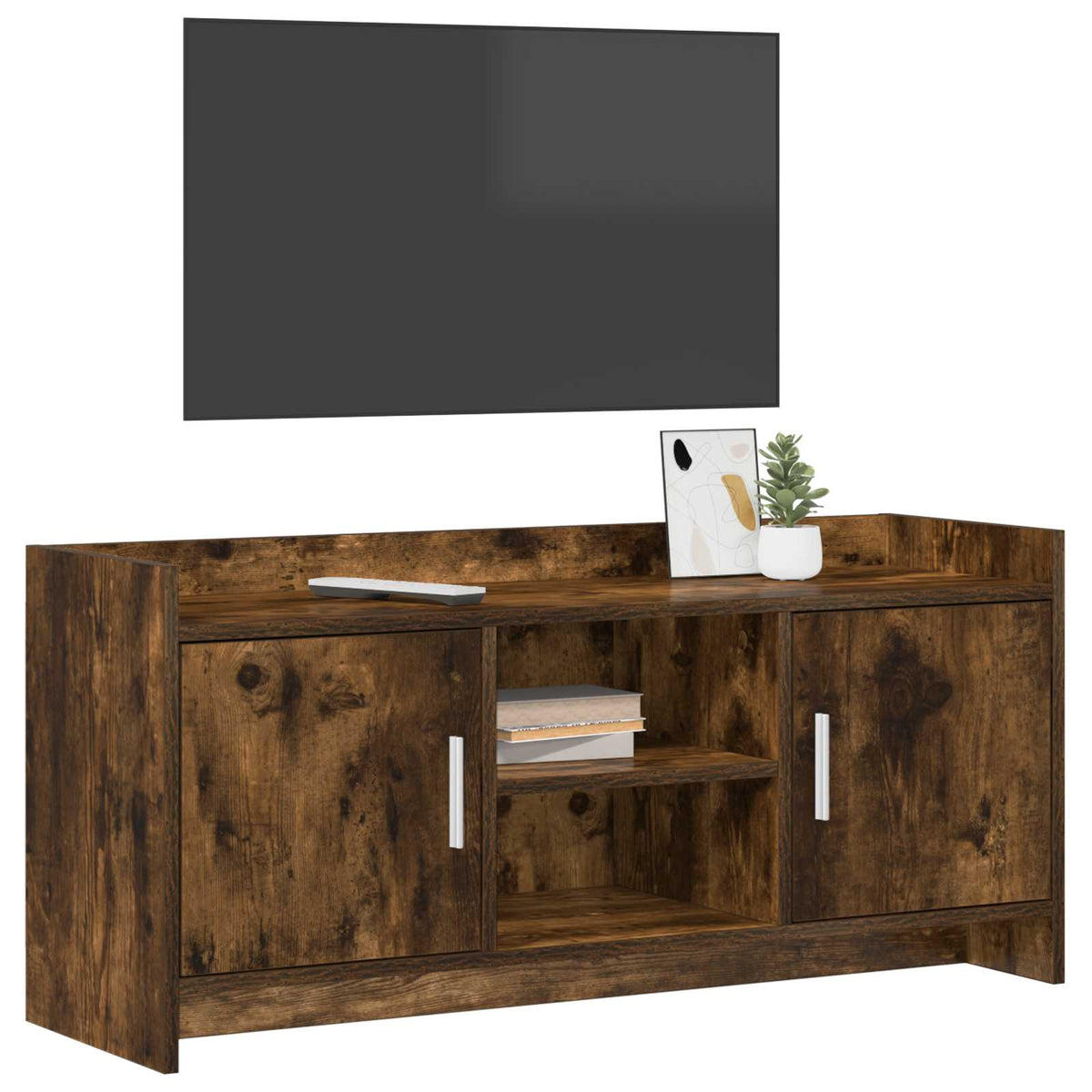 TV ormar 102 x 33 x 47 cm Dimljeni hrast Konstruirano drvo