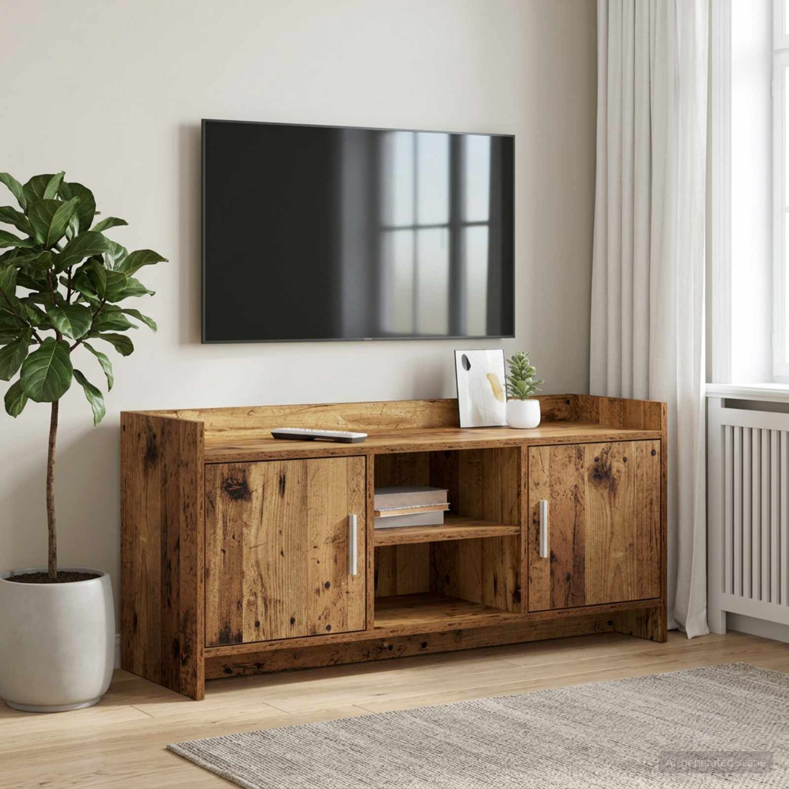TV ormar 102 x 33 x 47 cm Staro drvo Konstruirano drvo