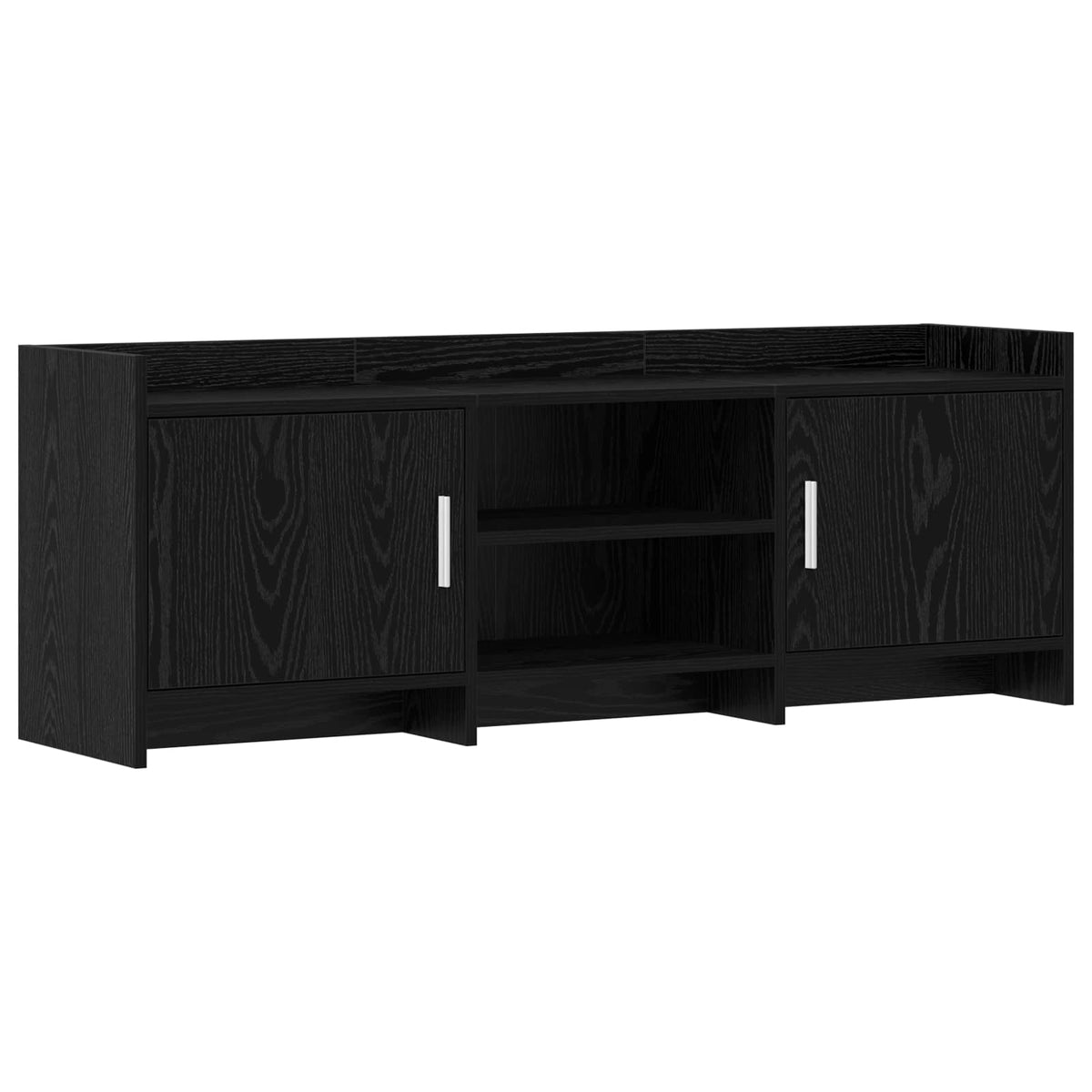 TV ormar 130 x 33 x 47 cm Crni hrast Konstruirano drvo