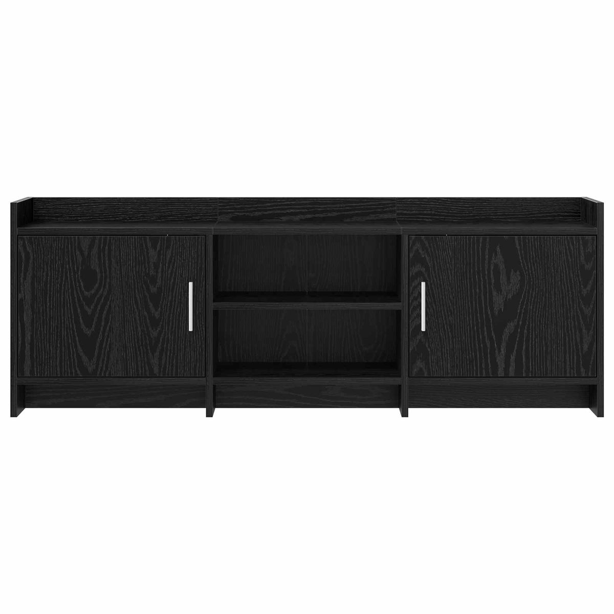 TV ormar 130 x 33 x 47 cm Crni hrast Konstruirano drvo