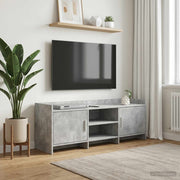 TV ormar 130 x 33 x 47 cm Betonska siva Konstruirano drvo