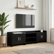 TV ormar 168 x 33 x 47 cm Crni hrast Konstruirano drvo