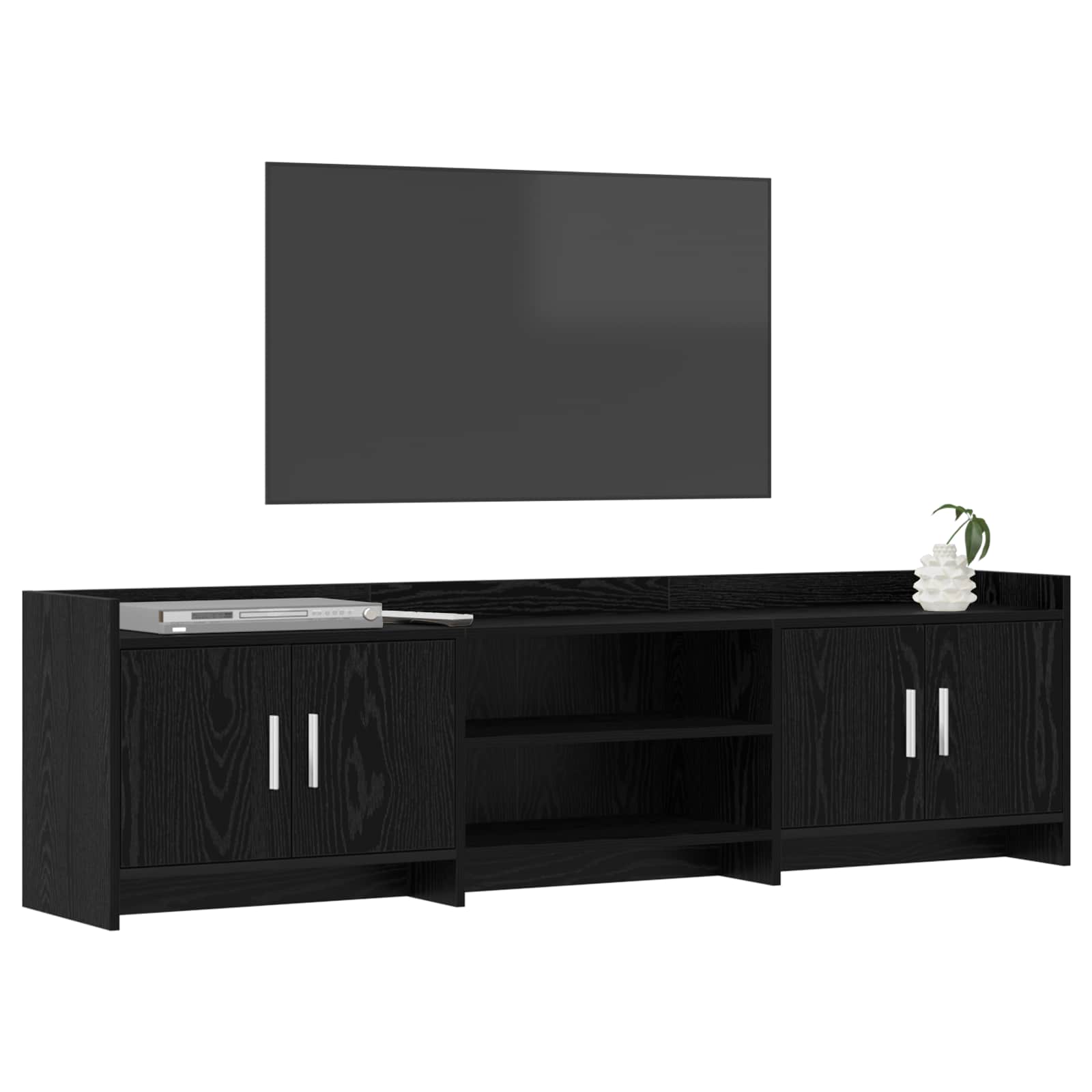 TV ormar 168 x 33 x 47 cm Crni hrast Konstruirano drvo