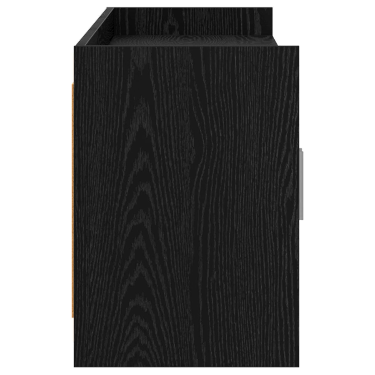 TV ormar 168 x 33 x 47 cm Crni hrast Konstruirano drvo