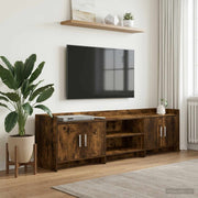 TV ormar 168 x 33 x 47 cm Dimljeni hrast Konstruirano drvo