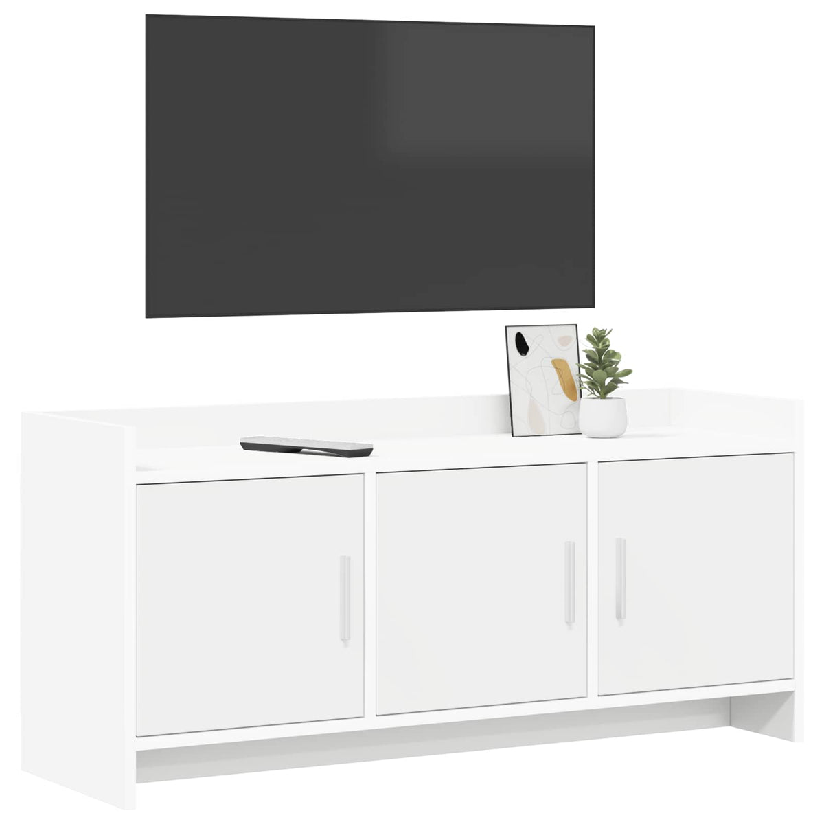 TV ormar 102 x 33 x 47 cm Bijela Konstruirano drvo
