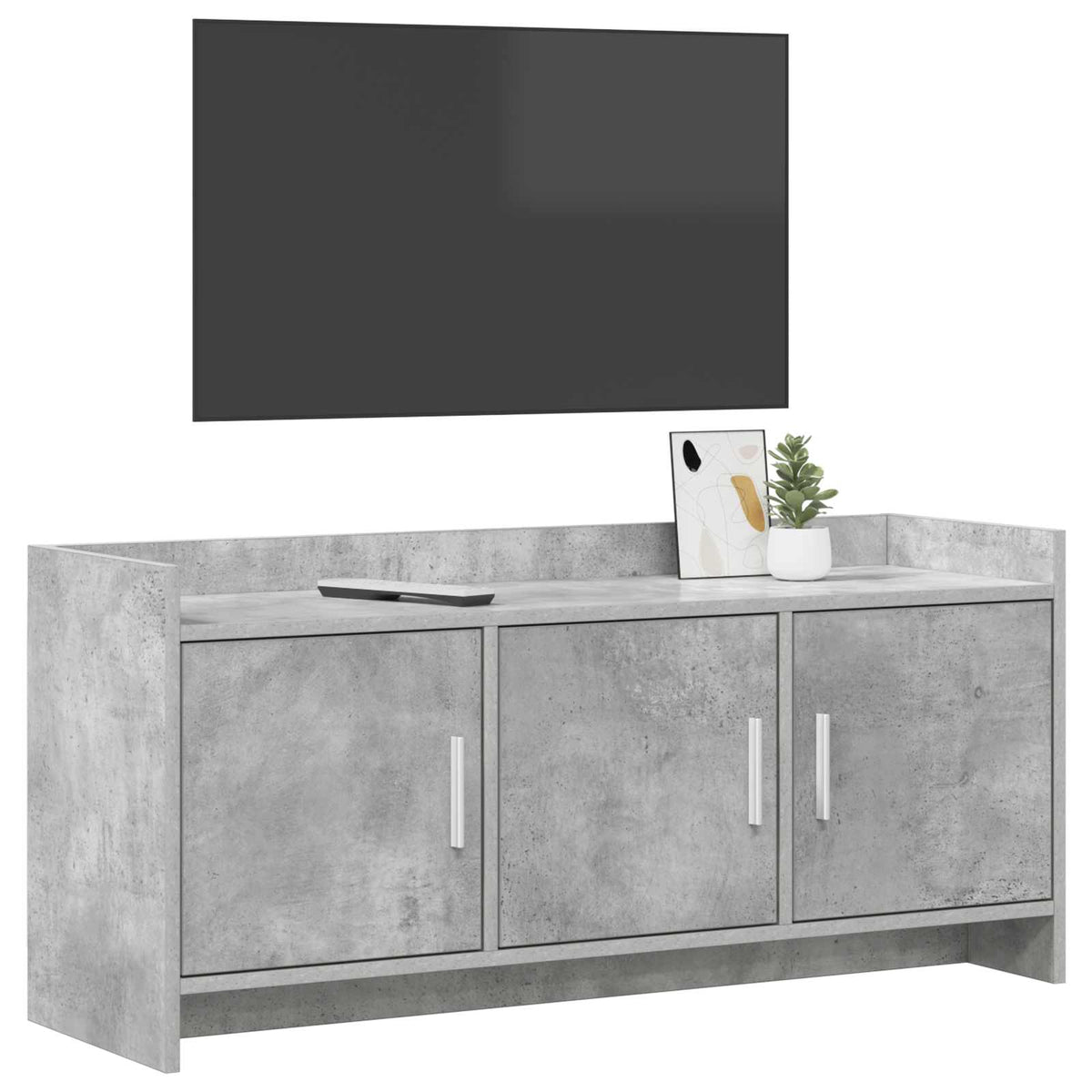 TV ormar 102 x 33 x 47 cm Betonska siva Konstruirano drvo