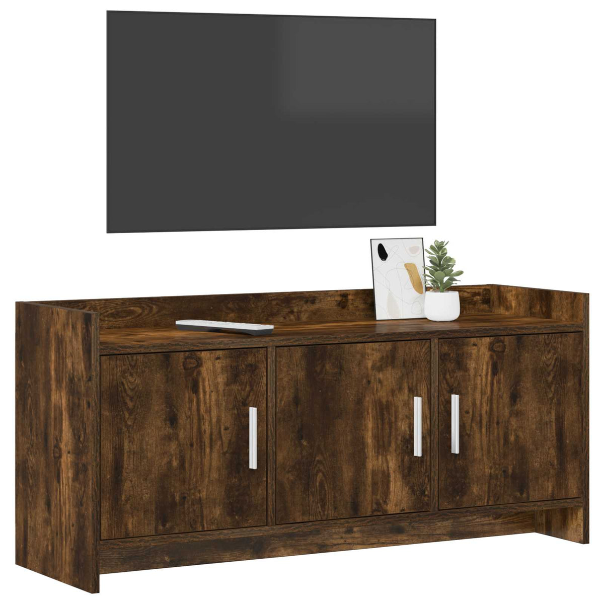 TV ormar 102 x 33 x 47 cm Dimljeni hrast Konstruirano drvo