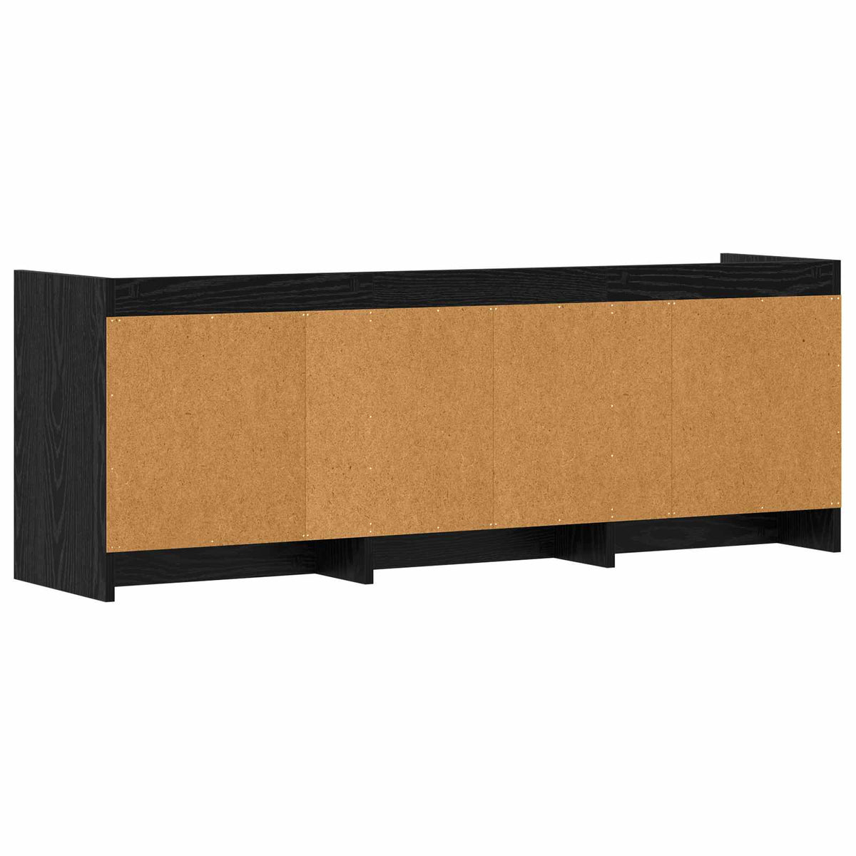 TV ormar 130 x 33 x 47 cm Crni hrast Konstruirano drvo