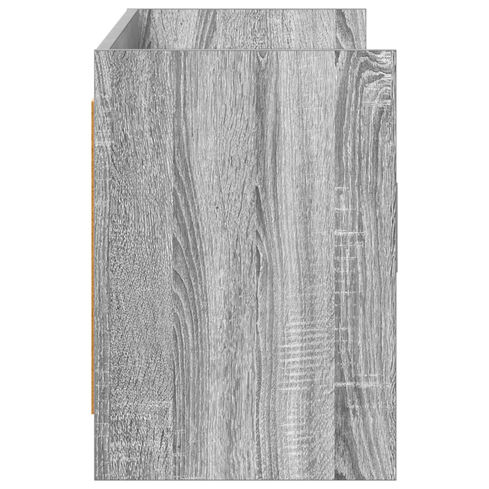 TV ormar 130 x 33 x 47 cm Siva Sonoma Konstruirano drvo