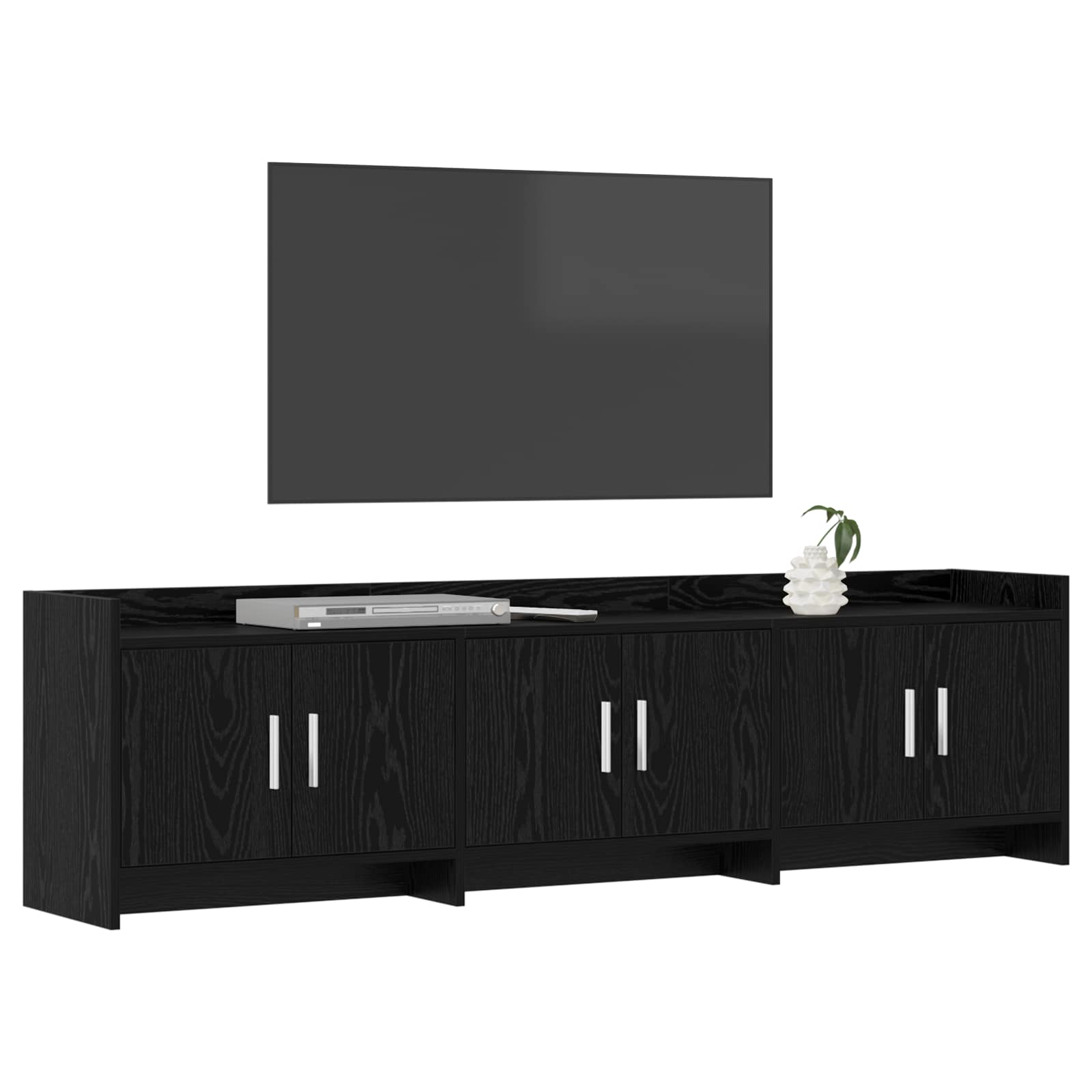 TV ormar 168 x 33 x 47 cm Crni hrast Konstruirano drvo
