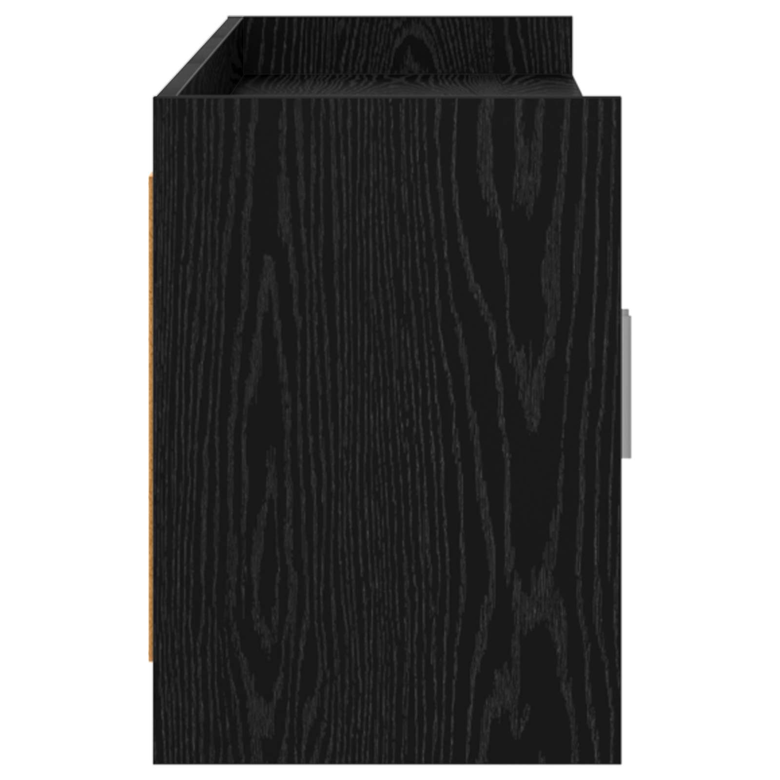 TV ormar 168 x 33 x 47 cm Crni hrast Konstruirano drvo