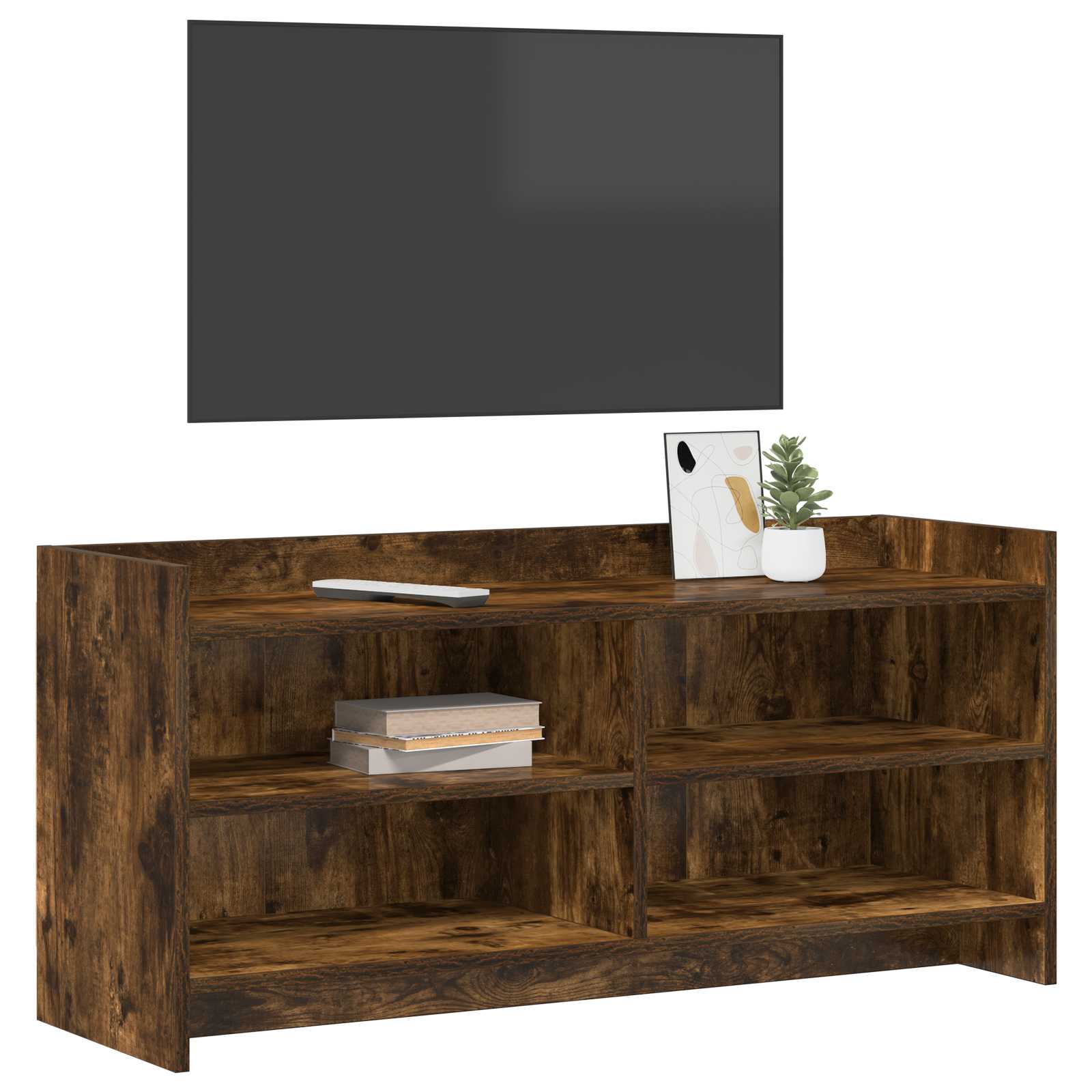 TV ormar 100 x 33 x 47 cm Dimljeni hrast Konstruirano drvo