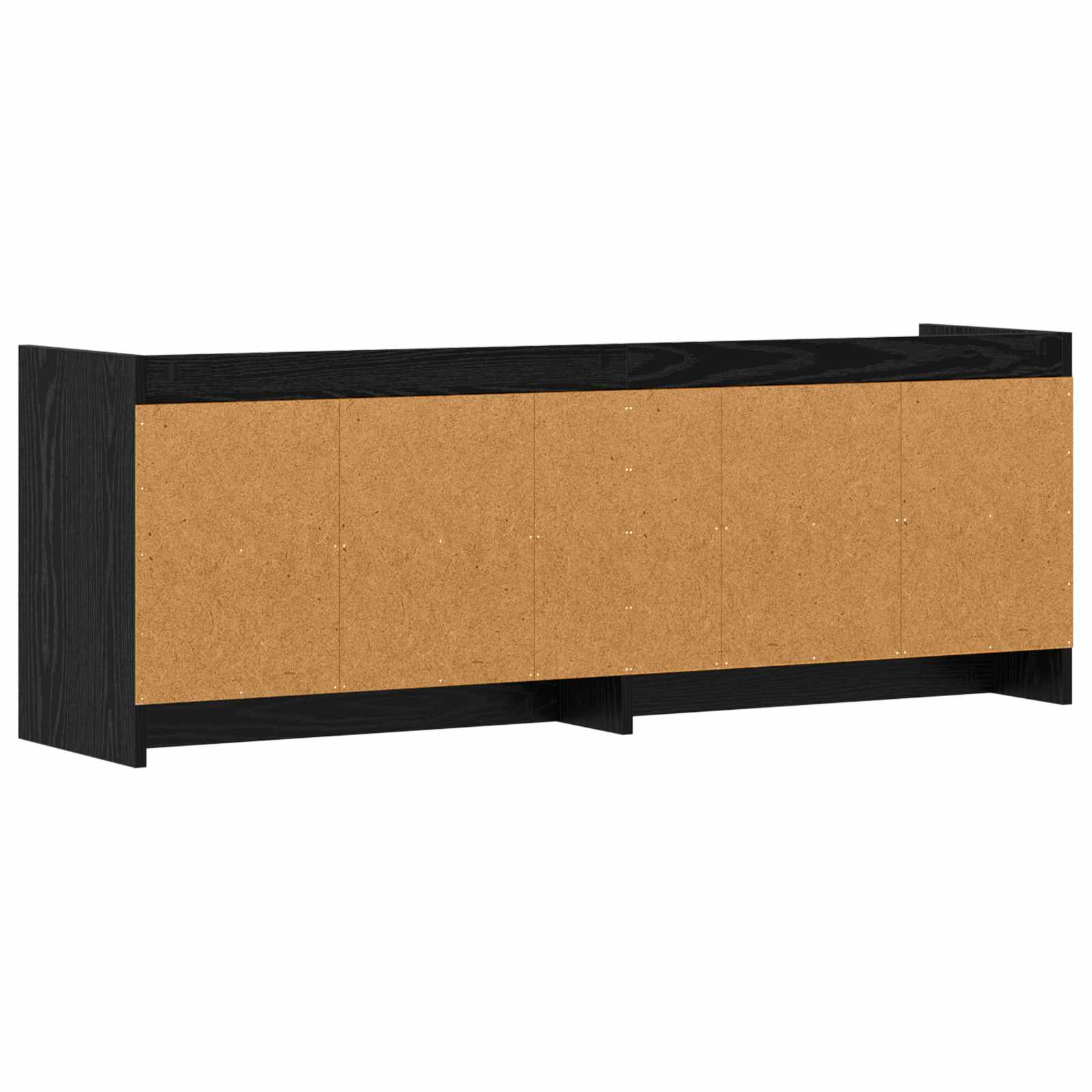 TV ormar 135 x 33 x 47 cm Crni hrast Konstruirano drvo