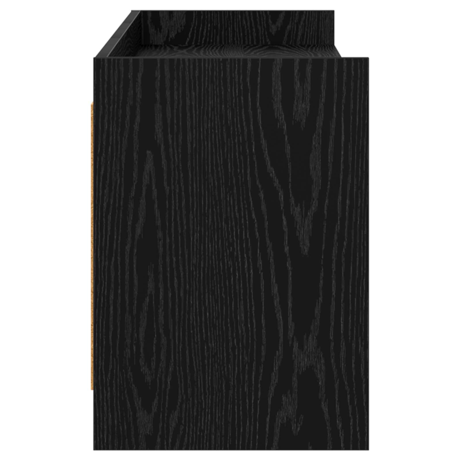TV ormar 168 x 33 x 47 cm Crni hrast Konstruirano drvo