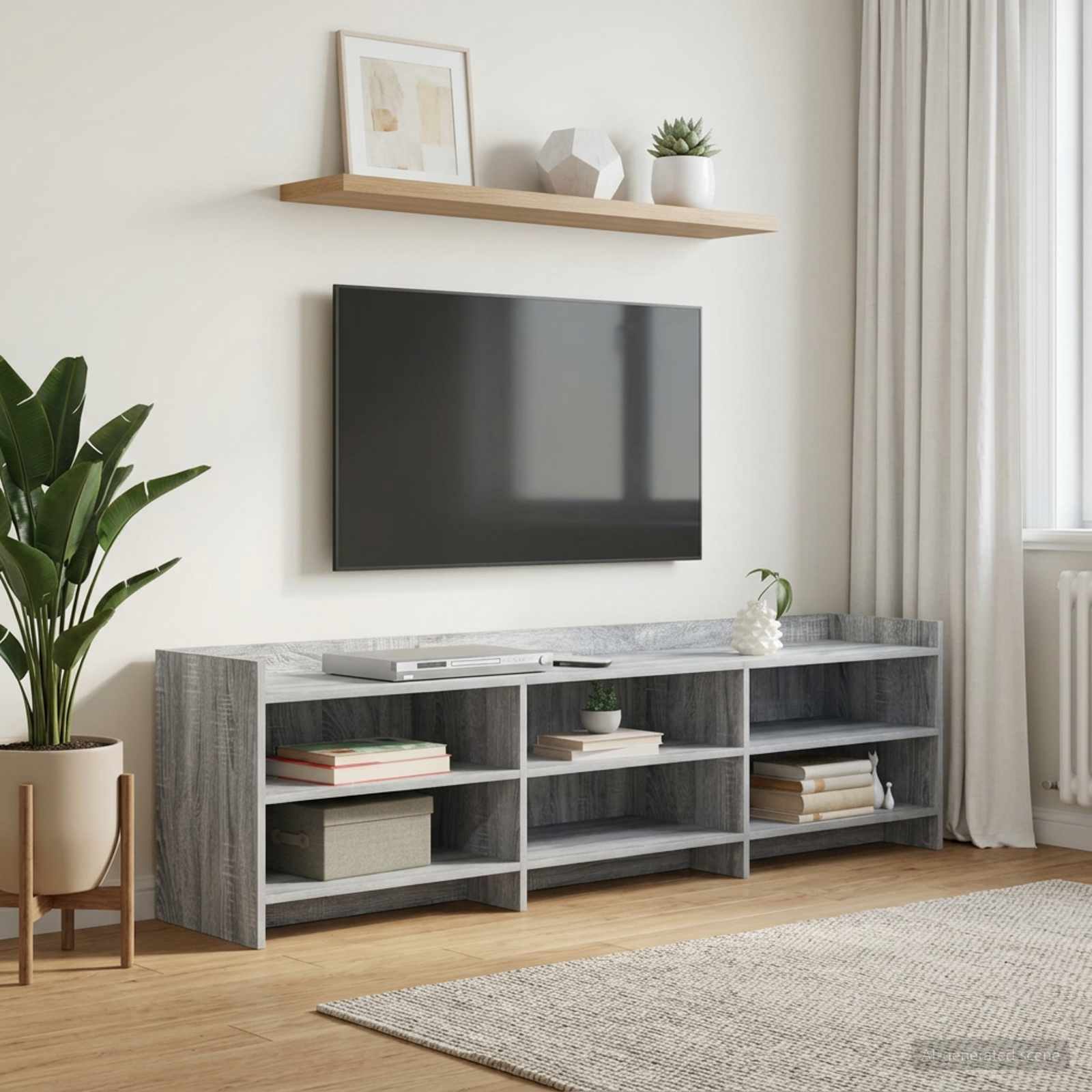 TV ormar 168 x 33 x 47 cm Siva Sonoma Konstruirano drvo
