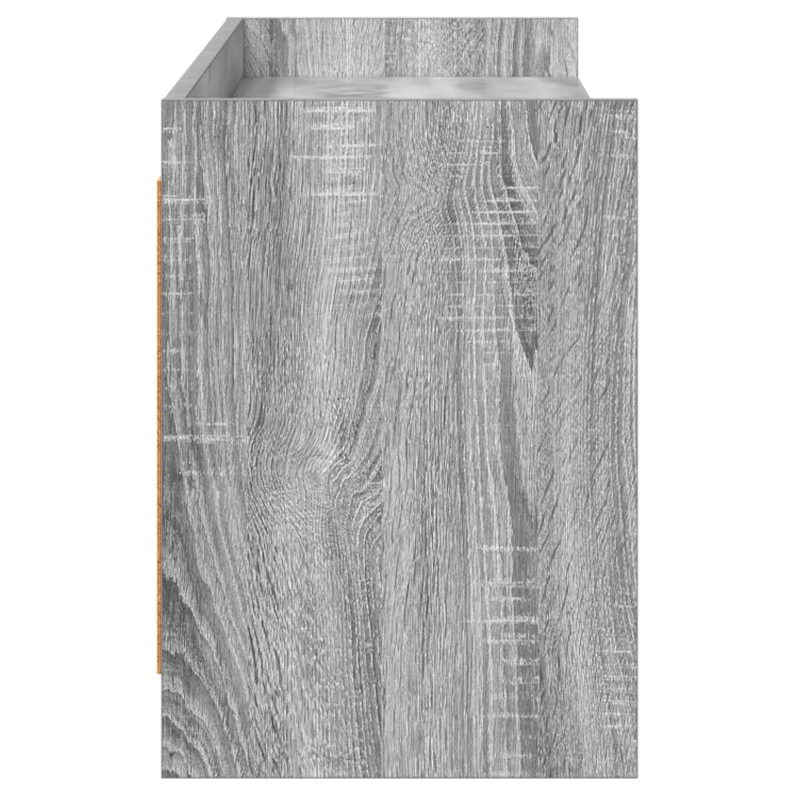 TV ormar 168 x 33 x 47 cm Siva Sonoma Konstruirano drvo