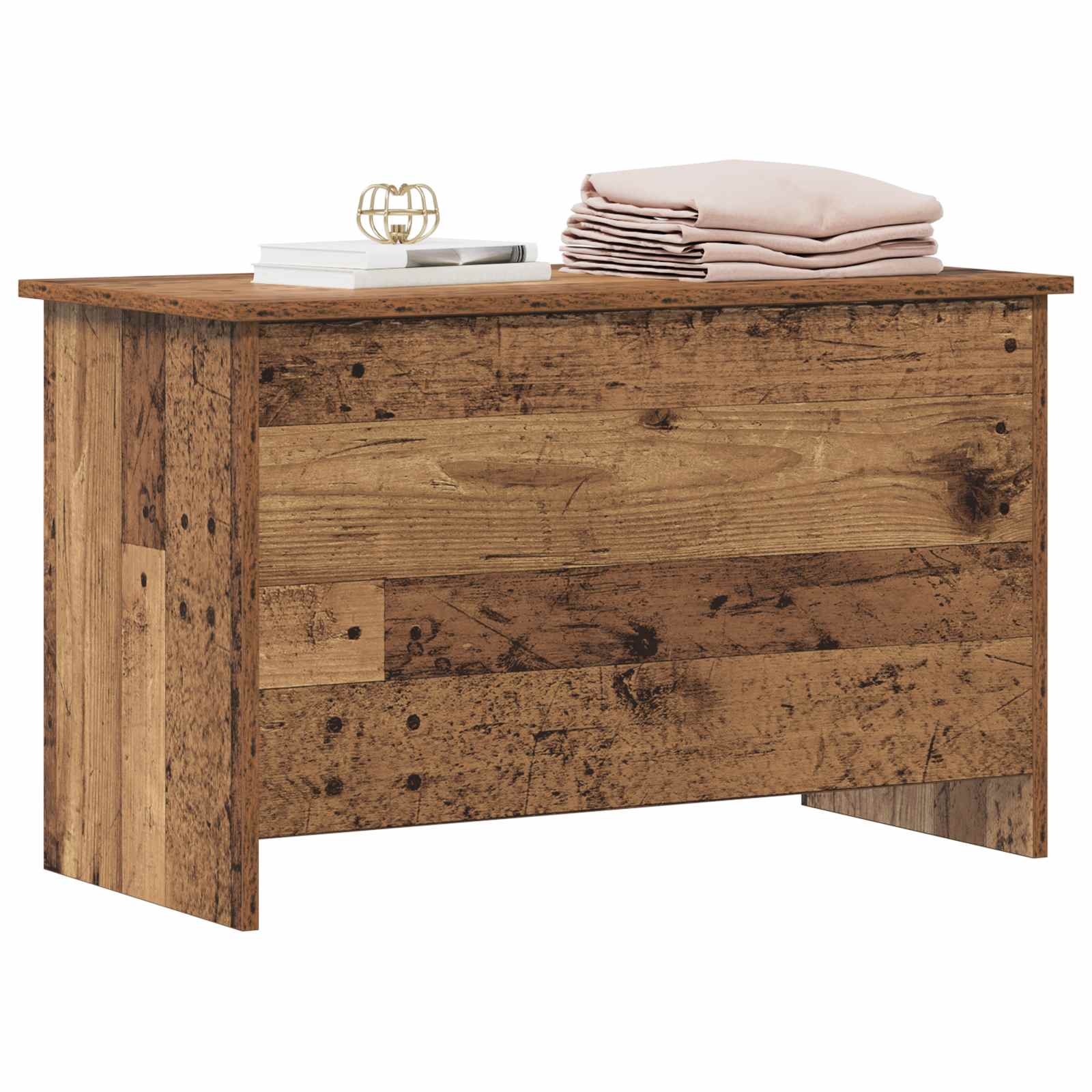 Skladišni kovčeg Staro drvo 80 x 40 x 50 cm Konstruirano drvo