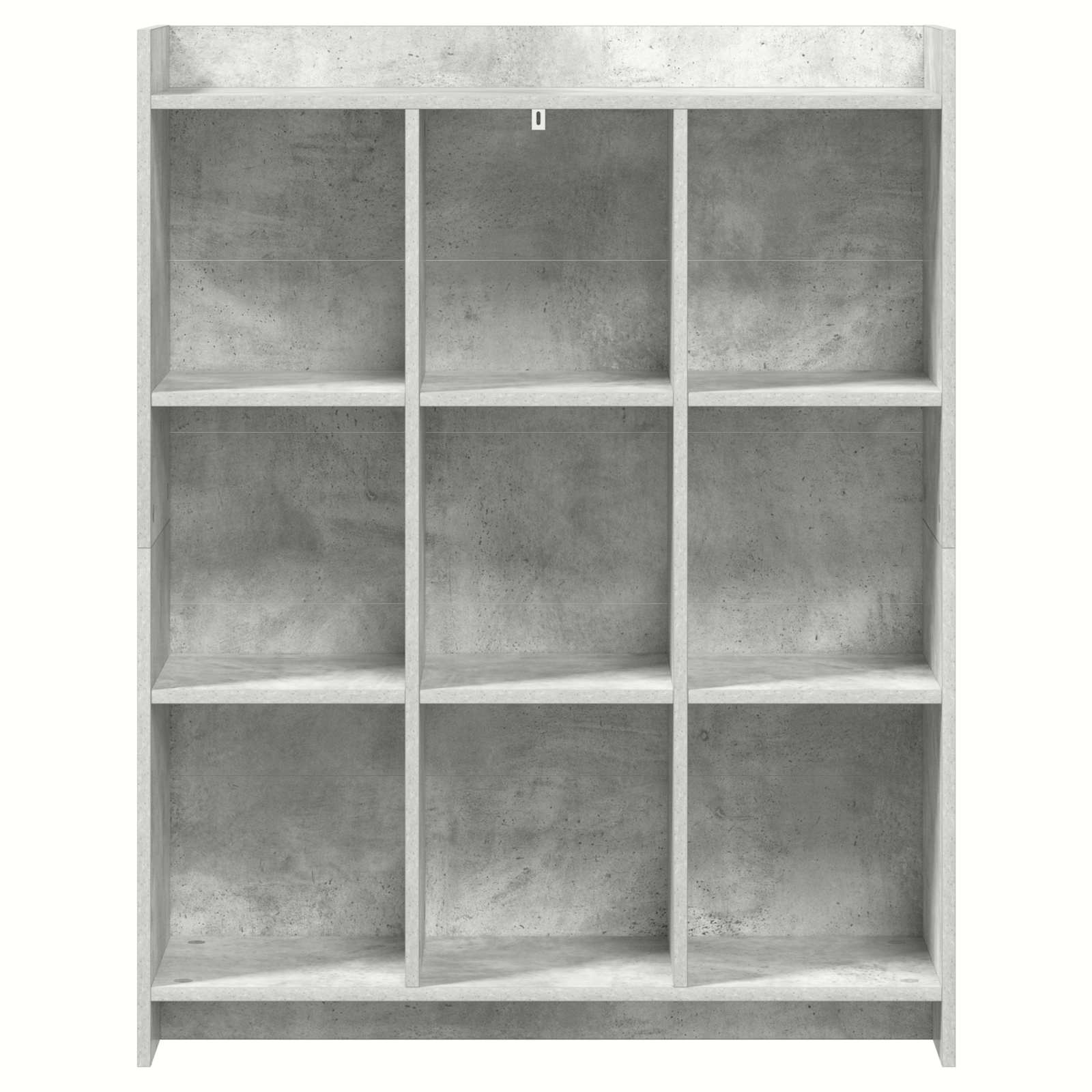 Police za knjige Betonska siva 87,5 x 30 x 111 cm