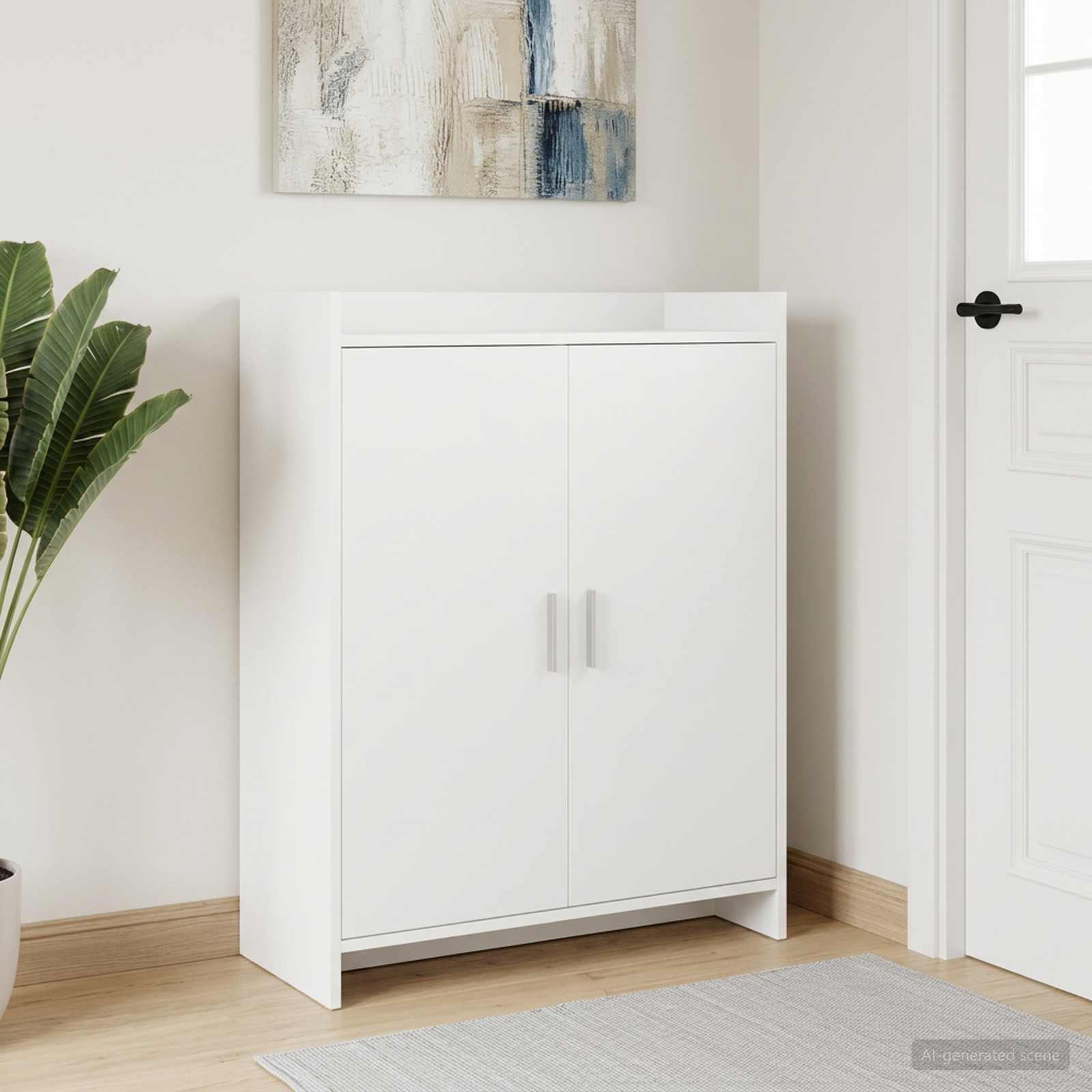 Ormar za cipele Bijela 73,5 x 36 x 92 cm Konstruirano drvo