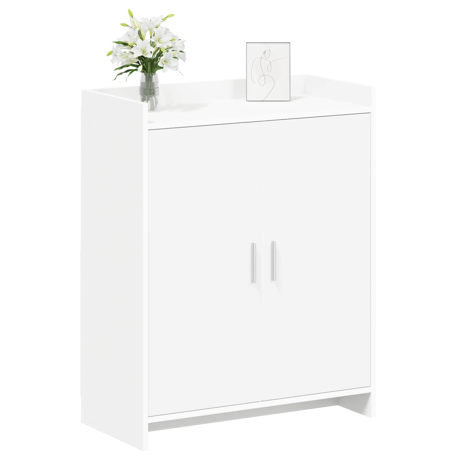 Ormar za cipele Bijela 73,5 x 36 x 92 cm Konstruirano drvo