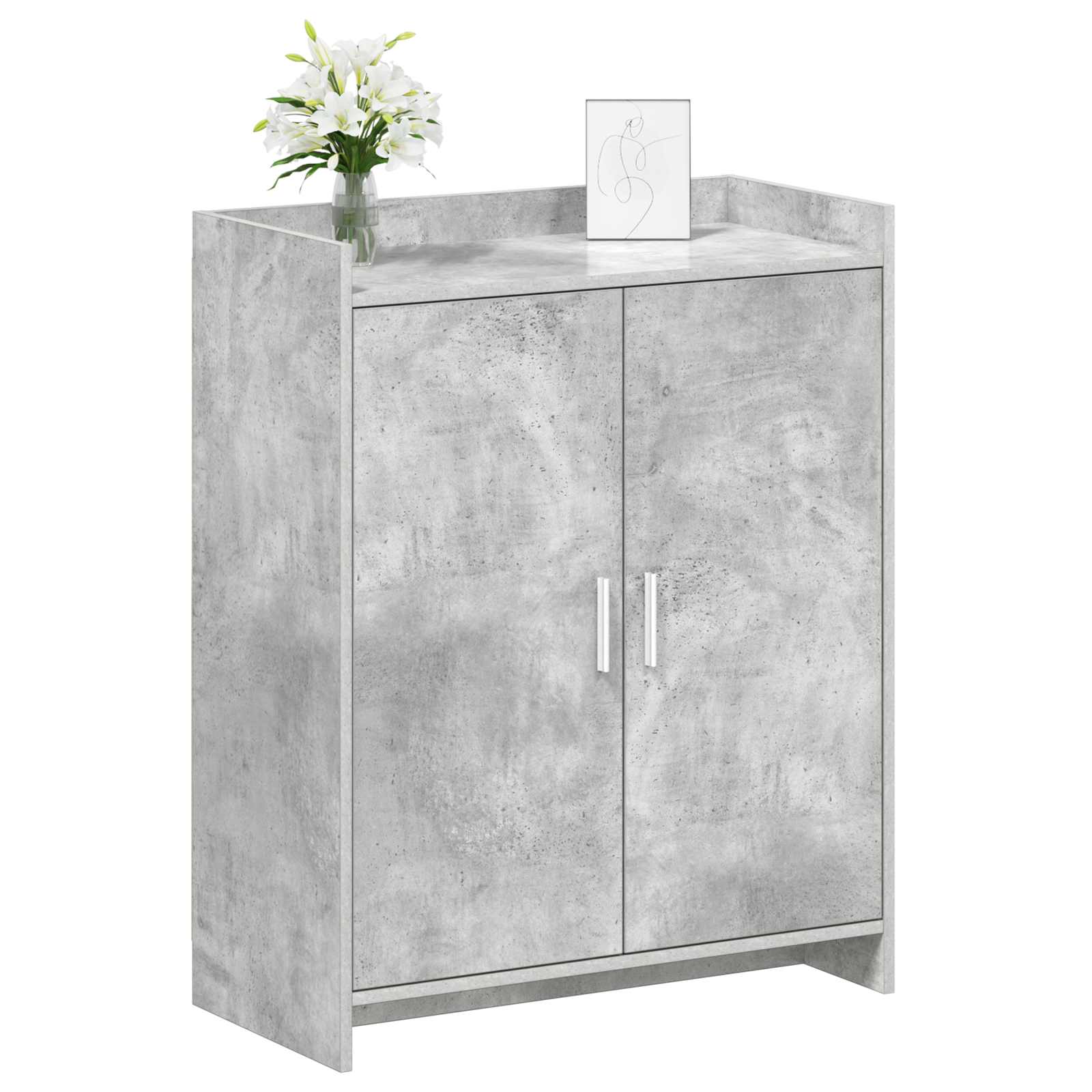 Ormar za cipele s pohranom Betonska siva 73,5 x 36 x 92 cm