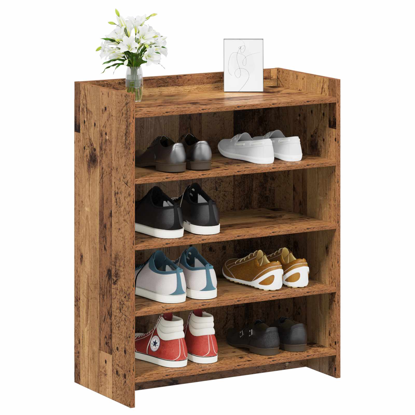 Ormar za cipele Staro drvo 73,5 x 36 x 92 cm Konstruirano drvo