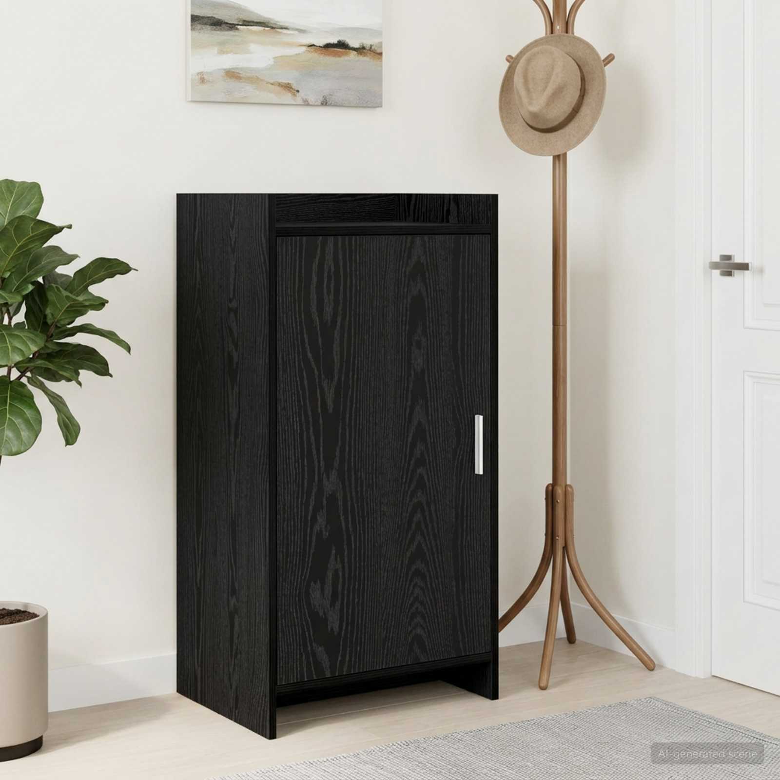 Ormar za cipele Crni hrast 48 x 36 x 92 cm Konstruirano drvo