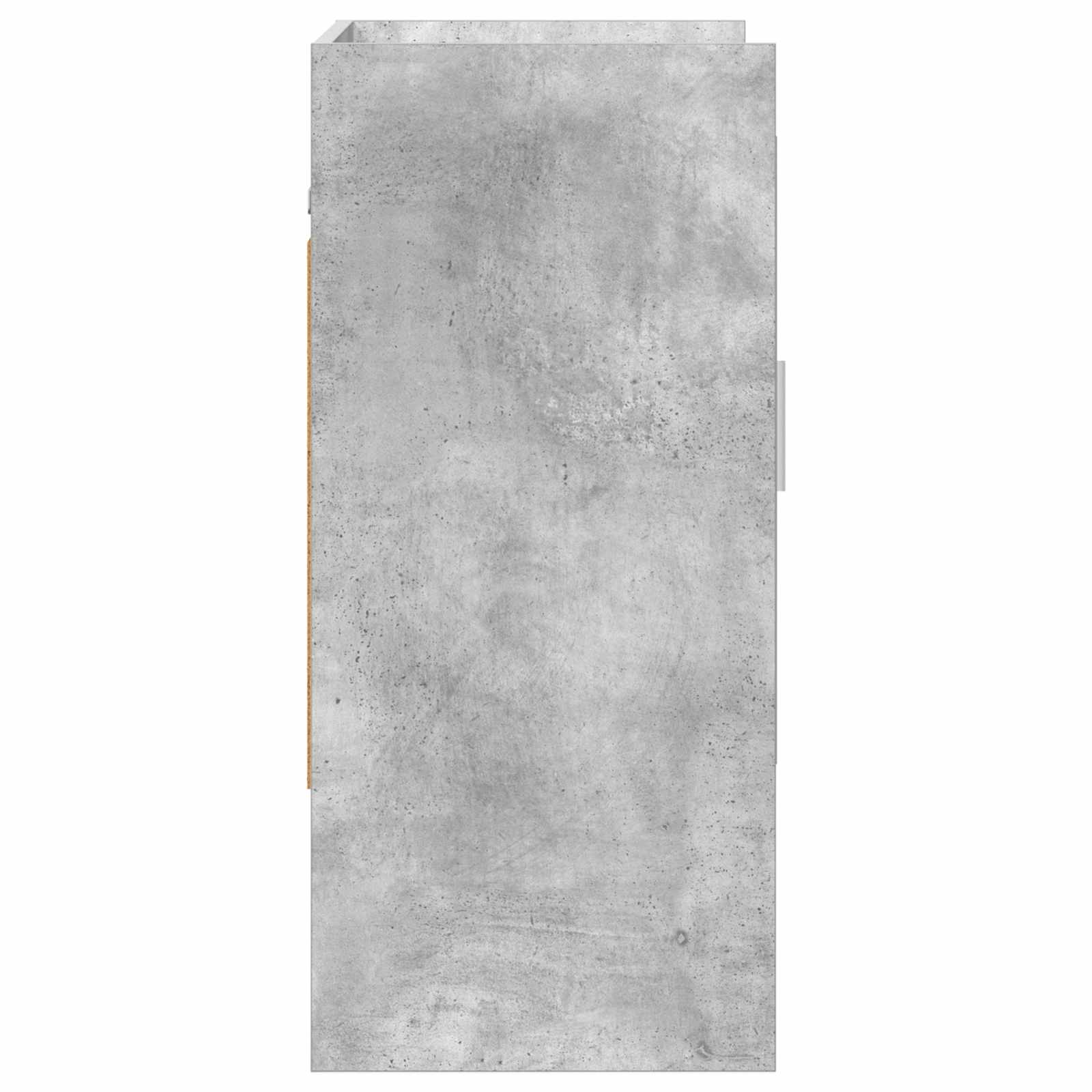 Polica na zidu Zidna montaža Betonska siva 80 x 36 x 80 cm