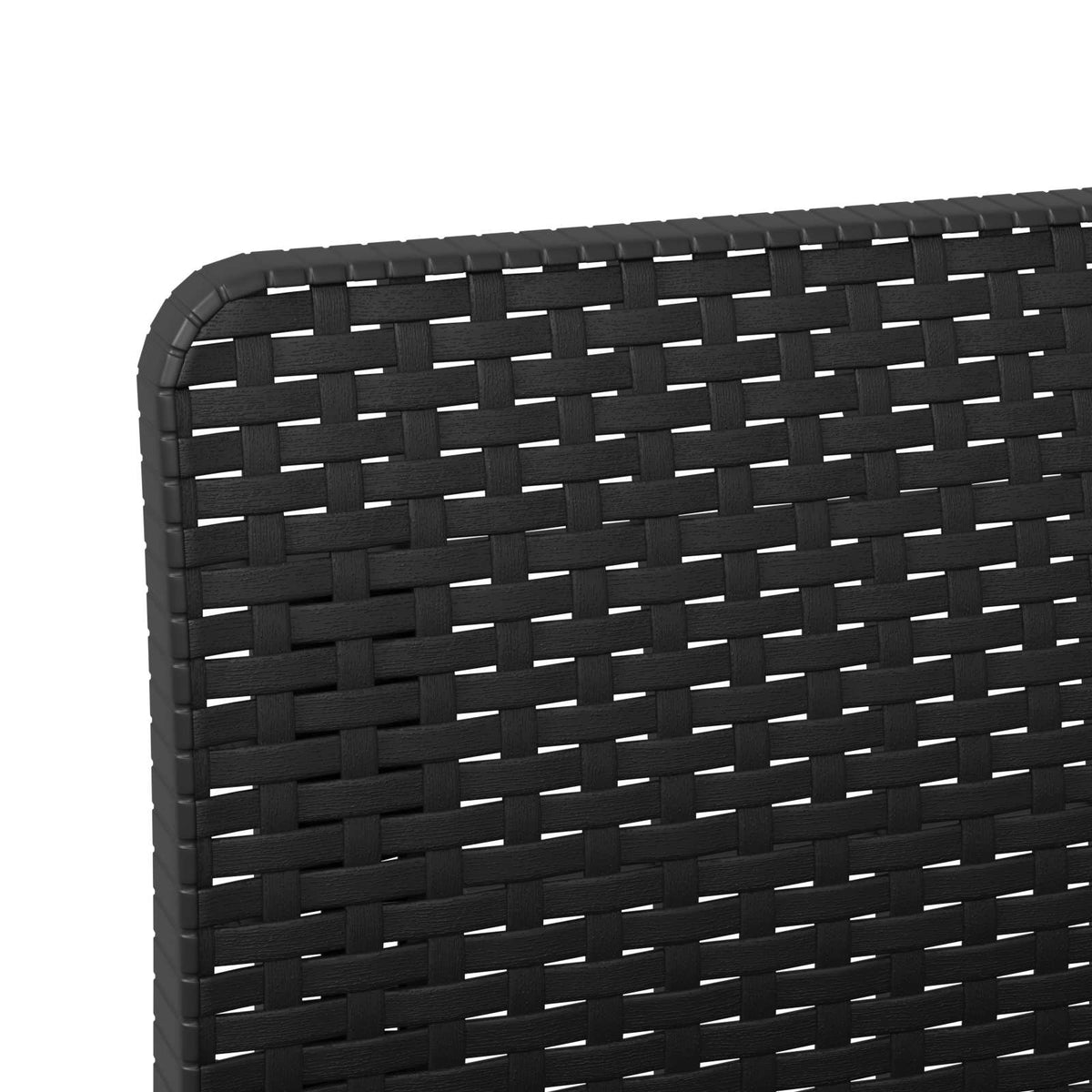 Sofa za vrt za 3 osobe sa izgledom rattan PP Antracit