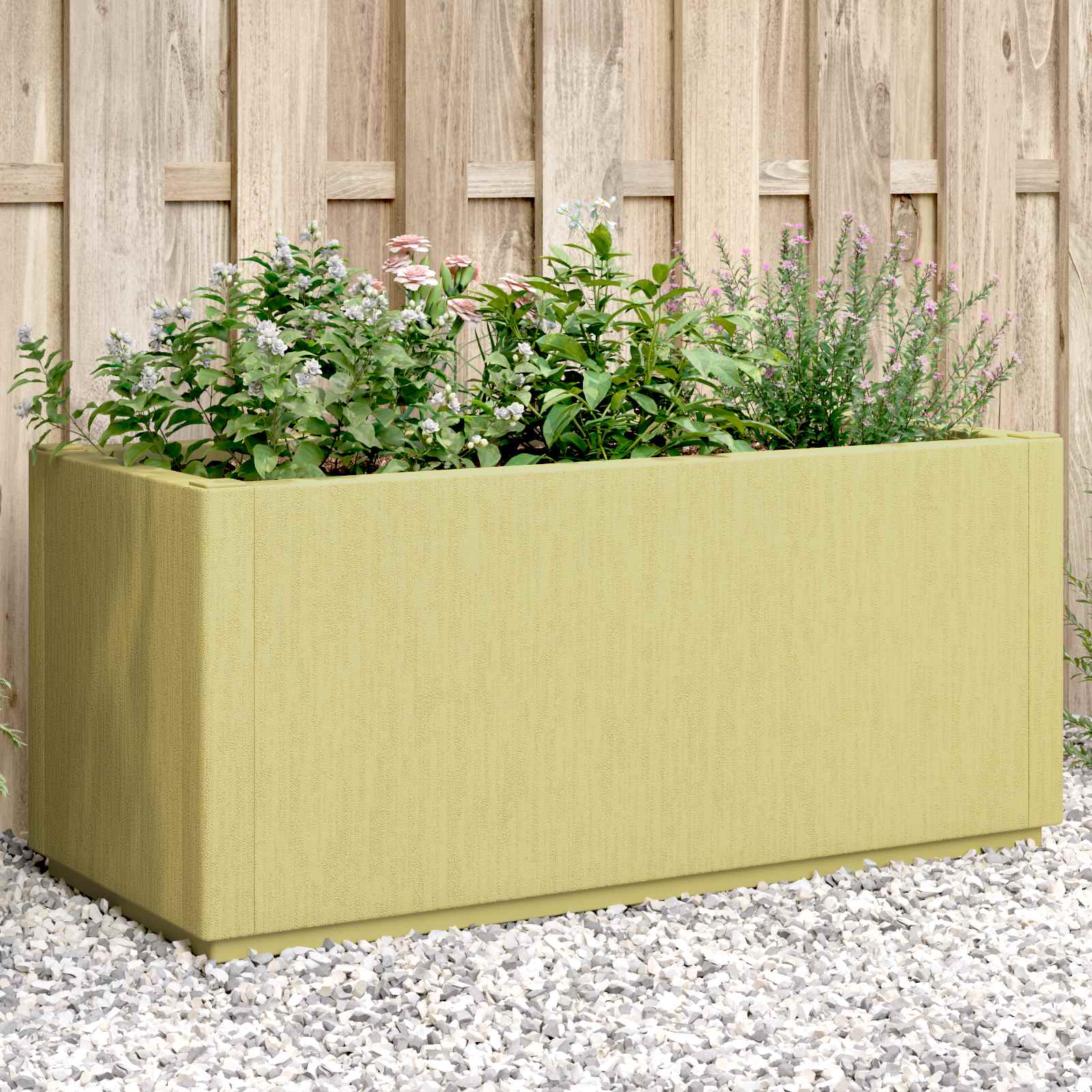 Kutija za cvijeće u vrtu Zelena 80 x 36 x 35 cm PP