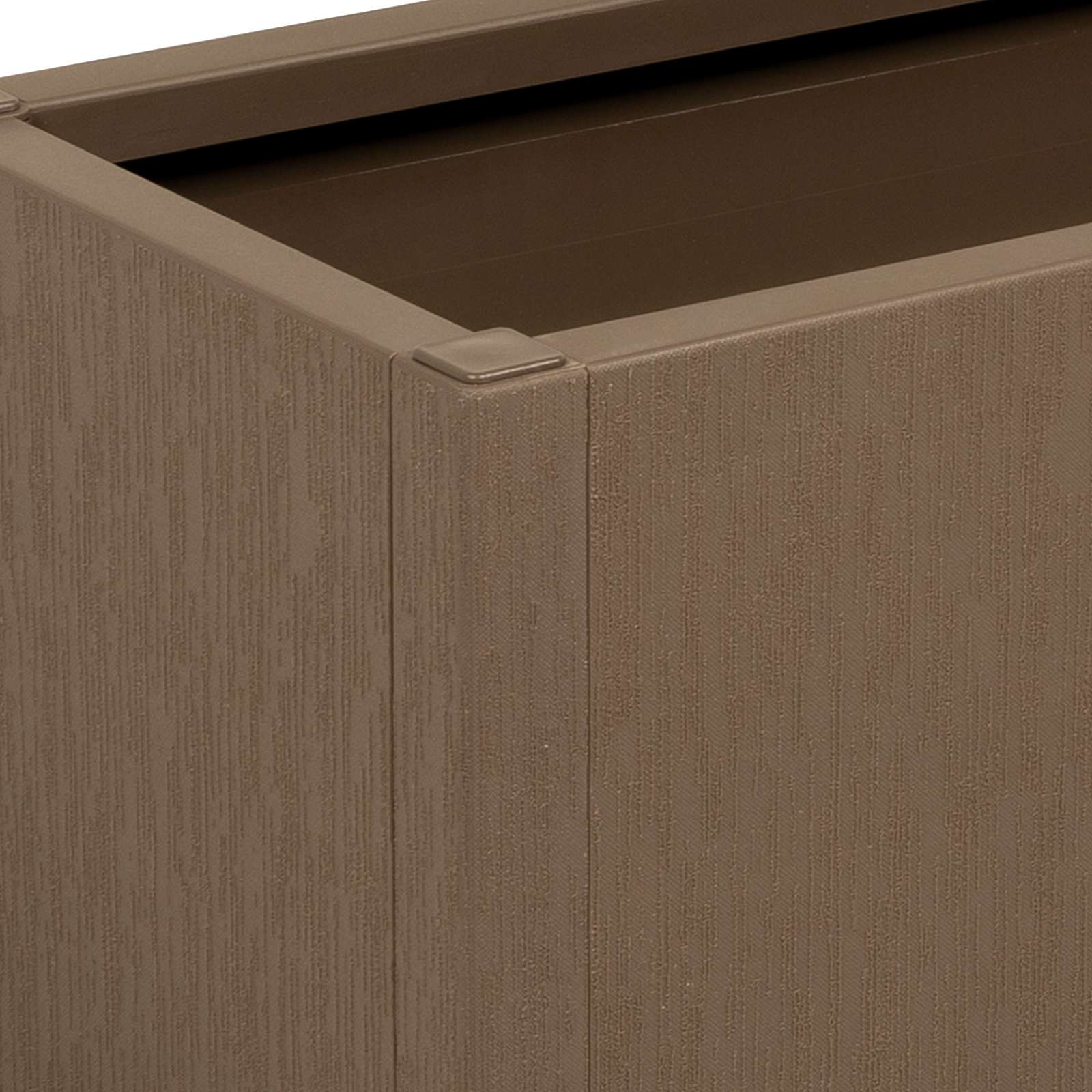 Kutija za cvijeće u vrtu Smeđa 80 x 36 x 35 cm PP