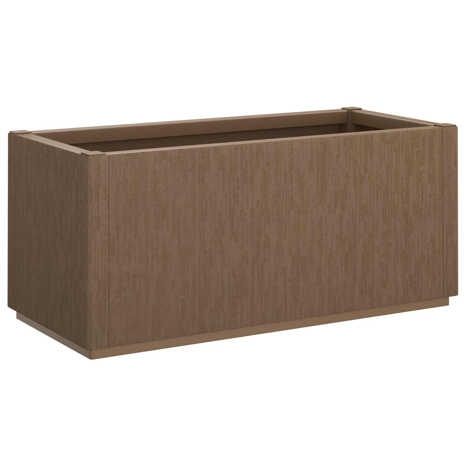 Kutija za cvijeće u vrtu Smeđa 80 x 36 x 35 cm PP