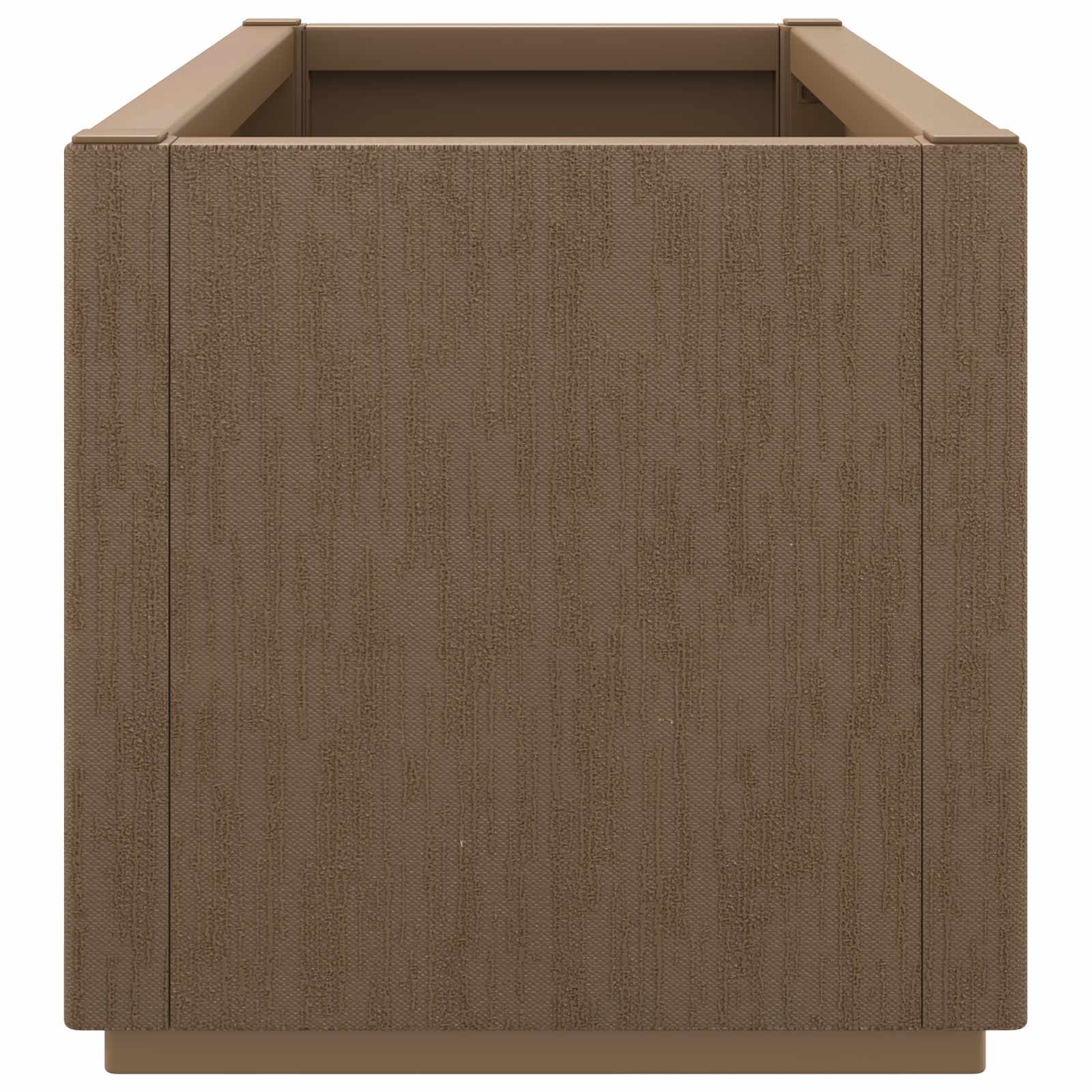 Kutija za cvijeće u vrtu Smeđa 80 x 36 x 35 cm PP