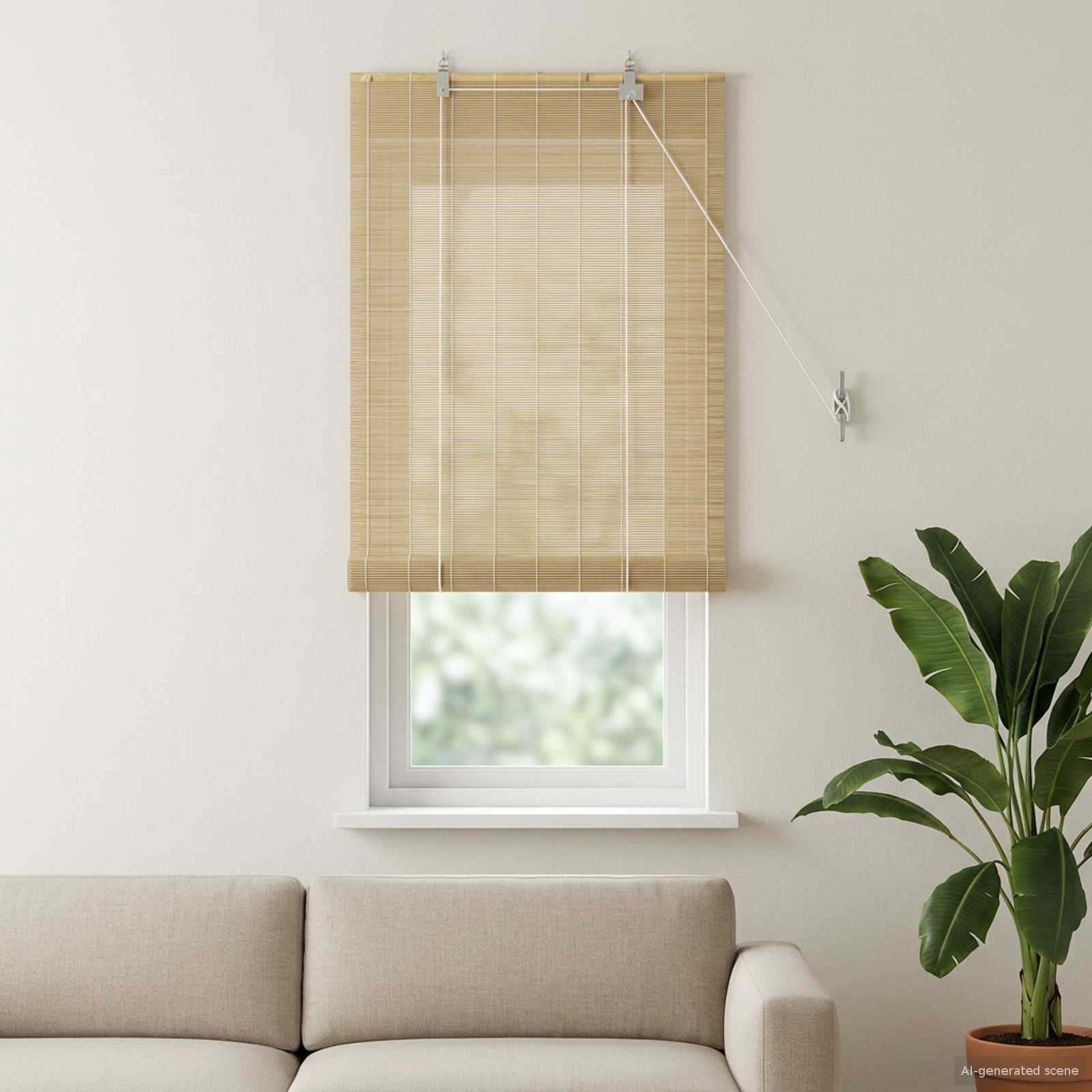 Rolo zavjesa Prirodna 70 x 160 cm Bambus