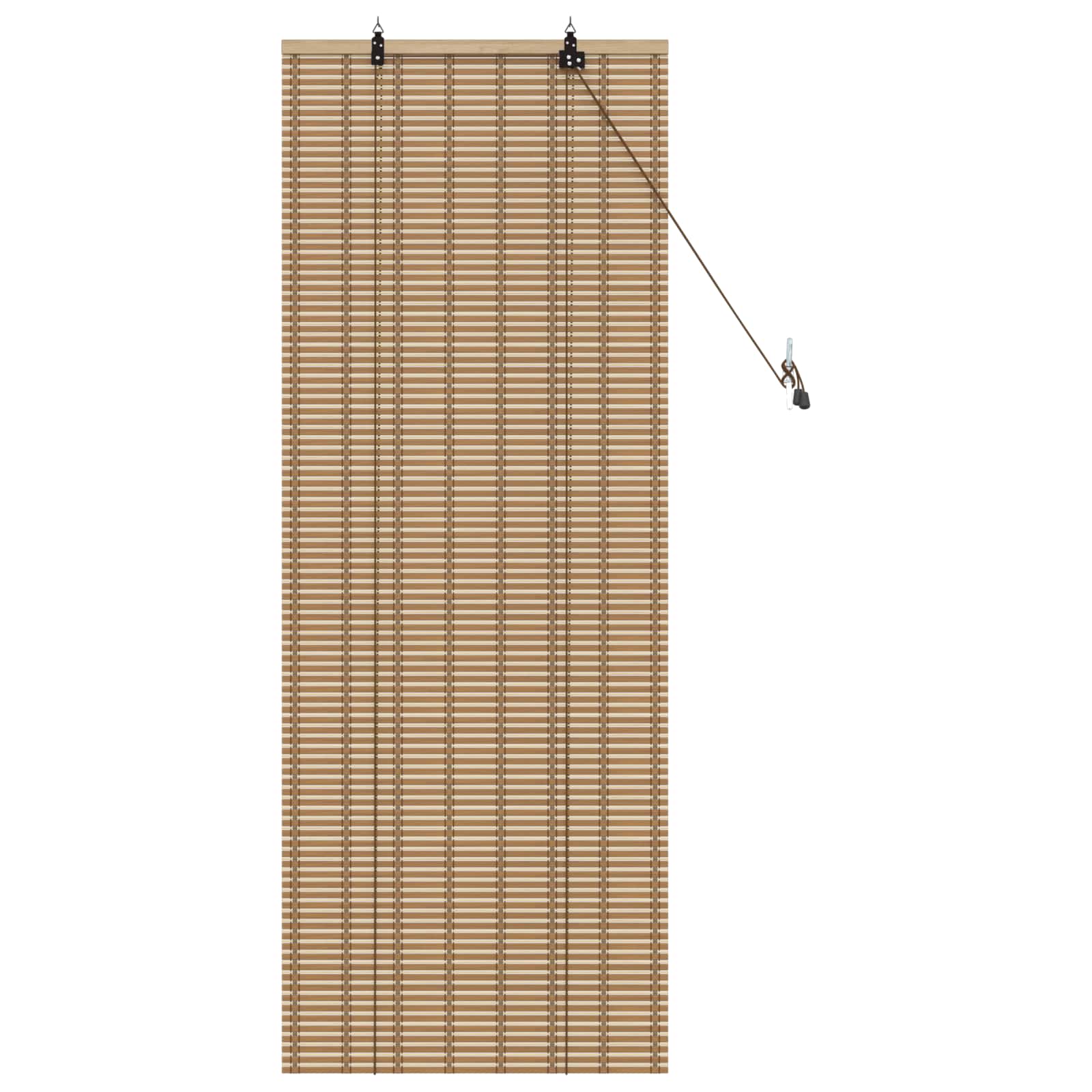 Rolo zavjesa Prirodna i smeđa 50 x 160 cm Bambus