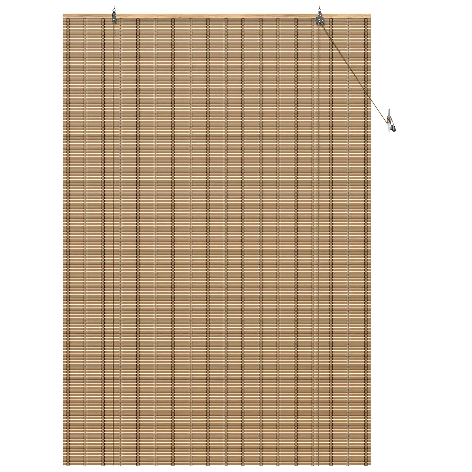 Rolo zavjesa Prirodna i smeđa 130 x 220 cm Bambus