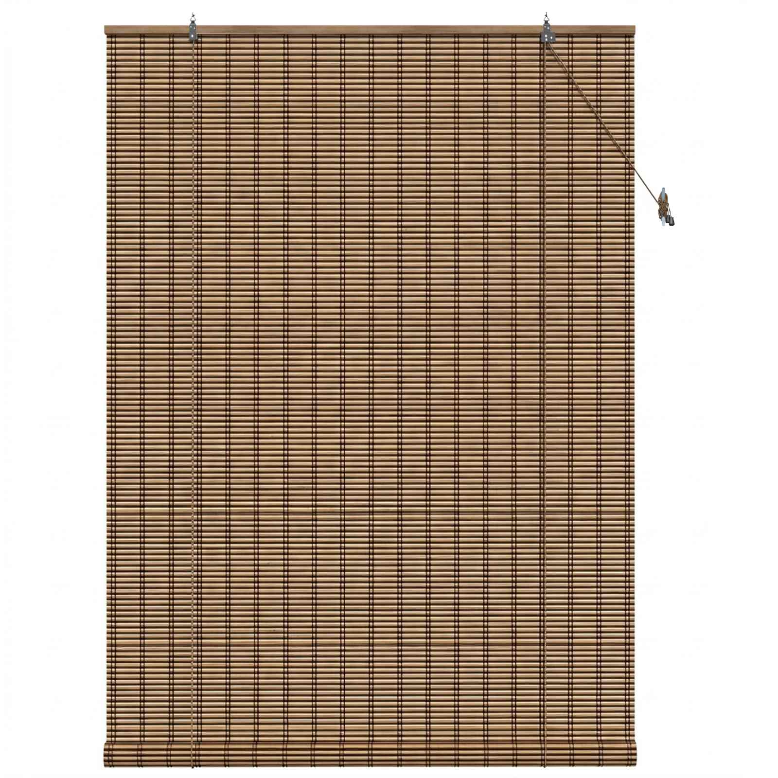 Rolo zavjesa Smeđa 130 x 220 cm Bambus