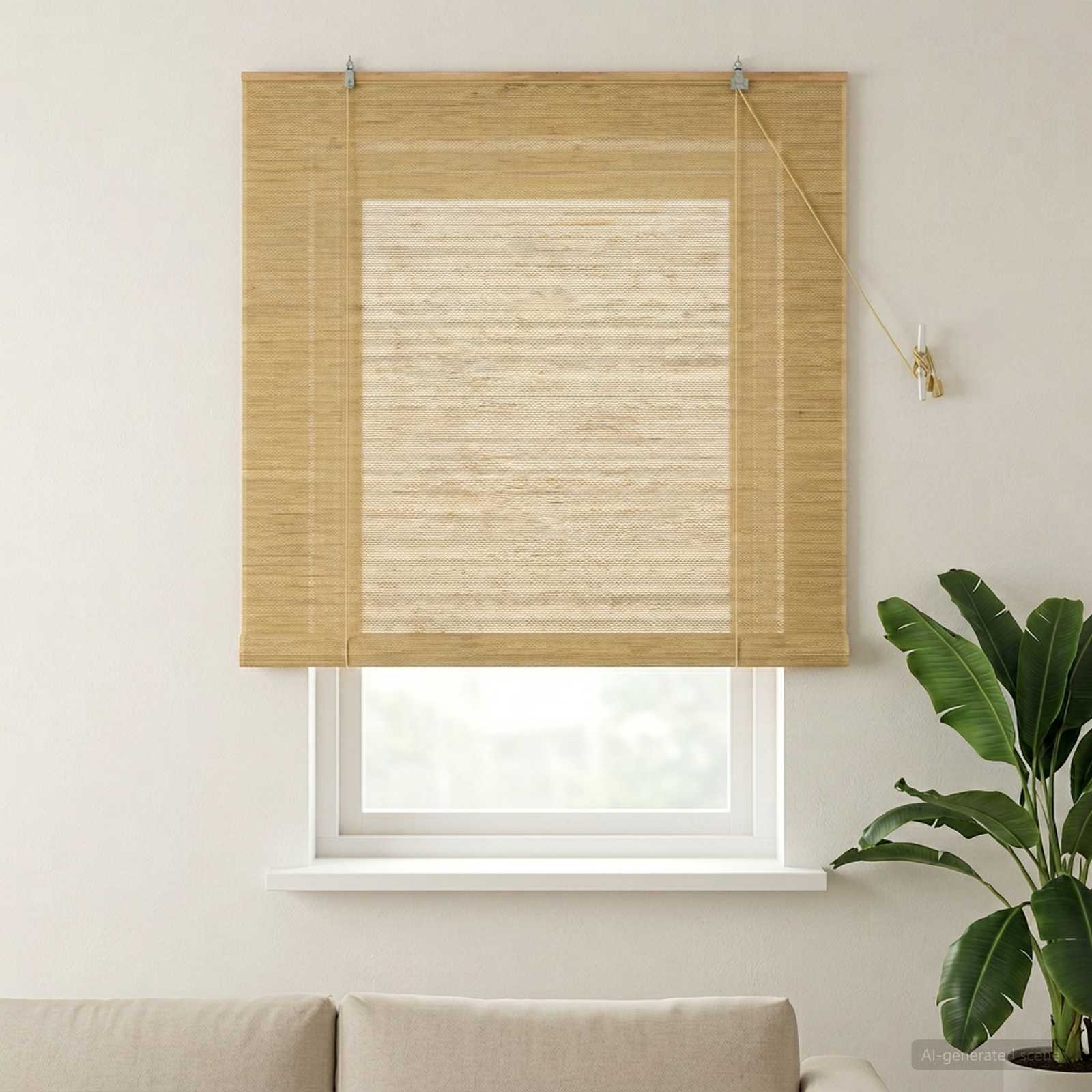 Rolo zavjesa Prirodna 150 x 160 cm Bambus