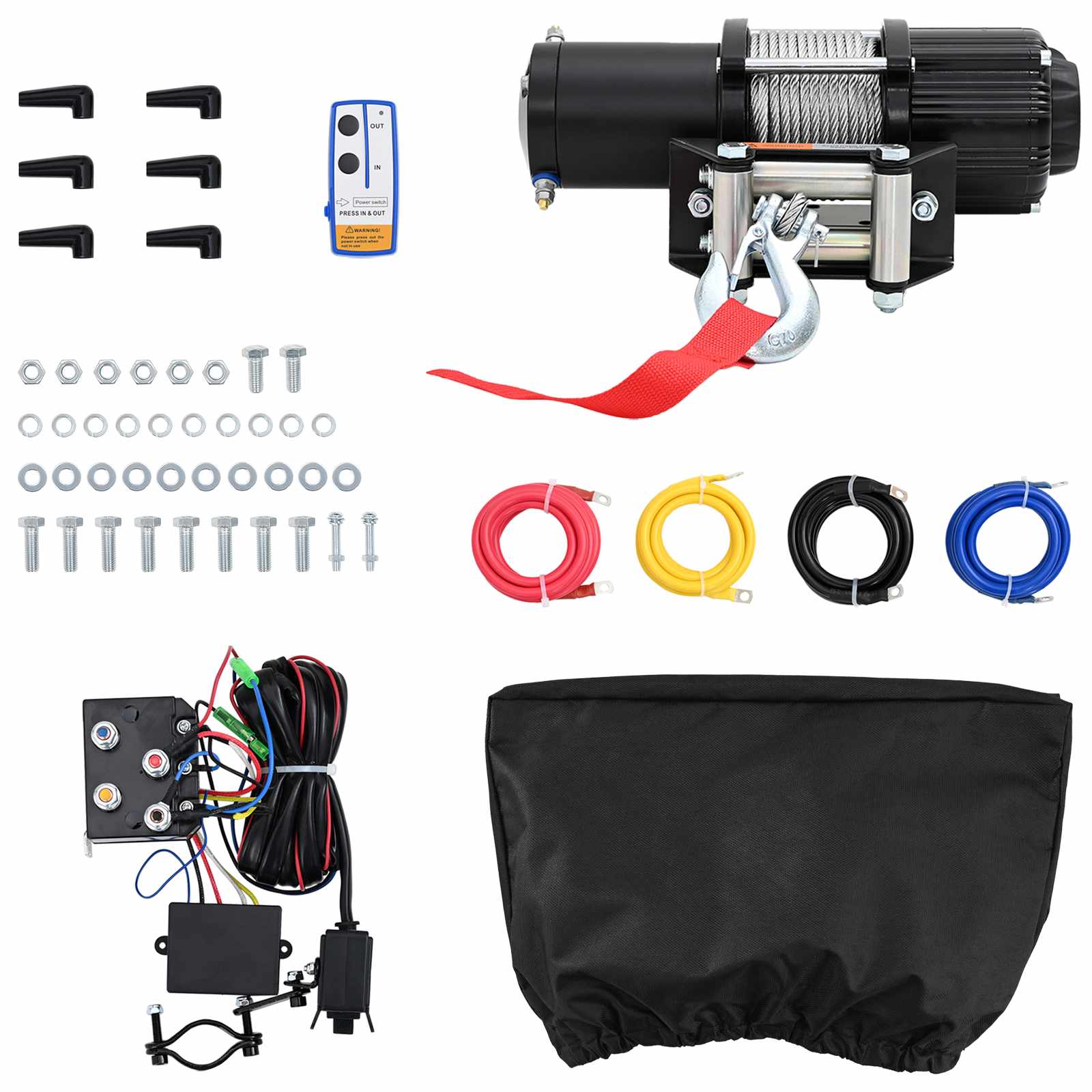 Električno vitlo PVC Crna
