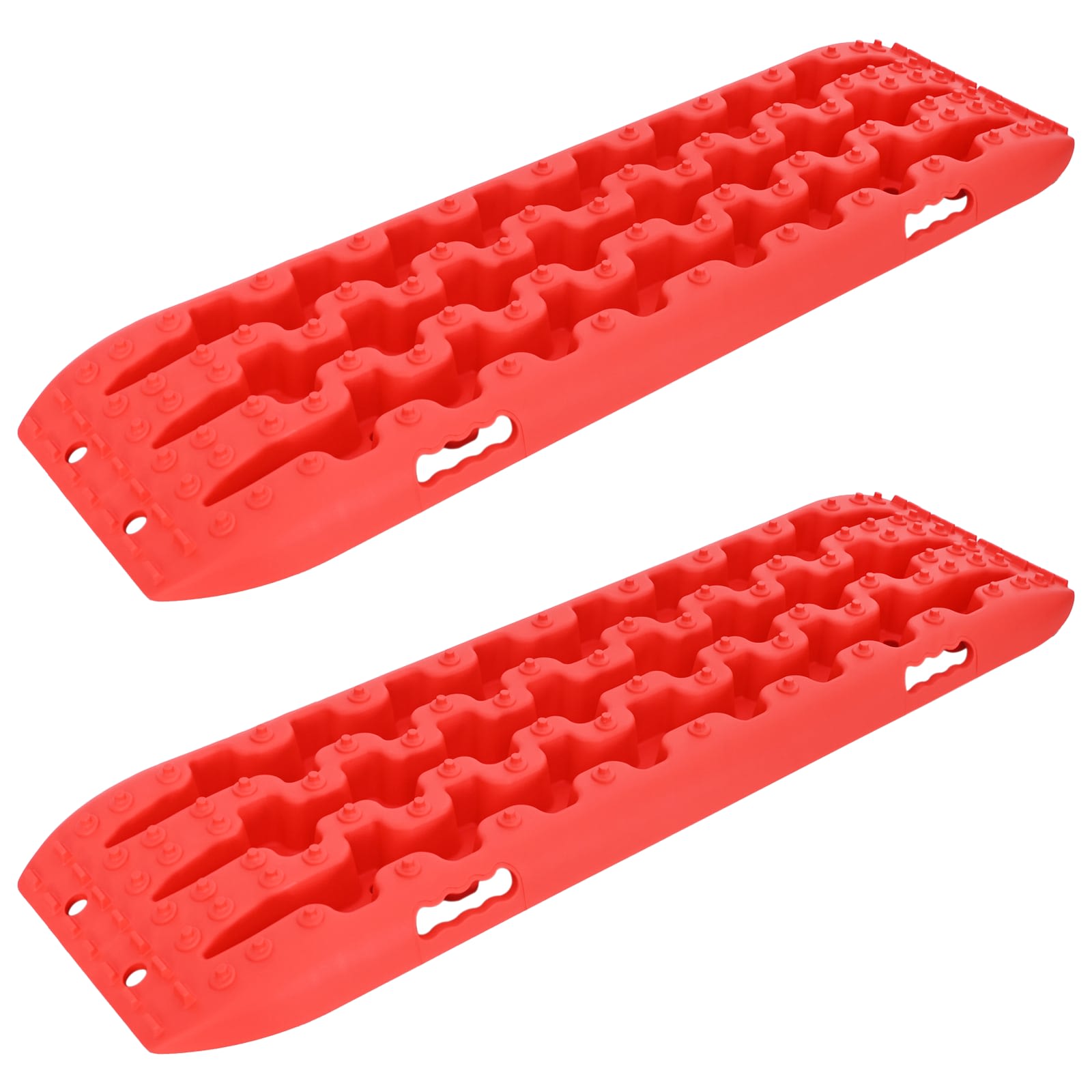 Ploča za vuču 2 pcs Crvena 106 x 30,5 x 7 cm Ojačani najlon