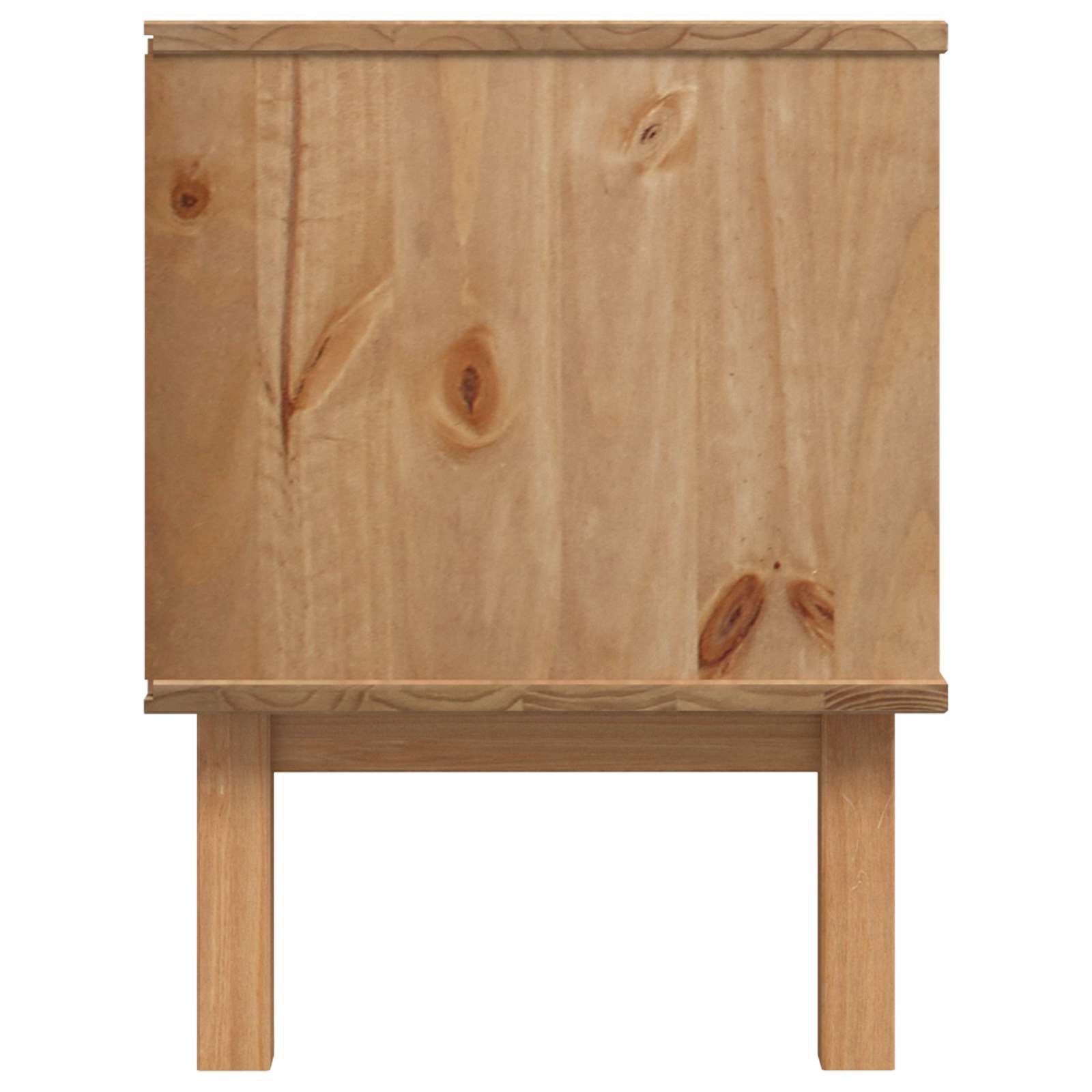 TV stalak OTTA 113,5 x 43 x 57 cm Crna Masivna borovina