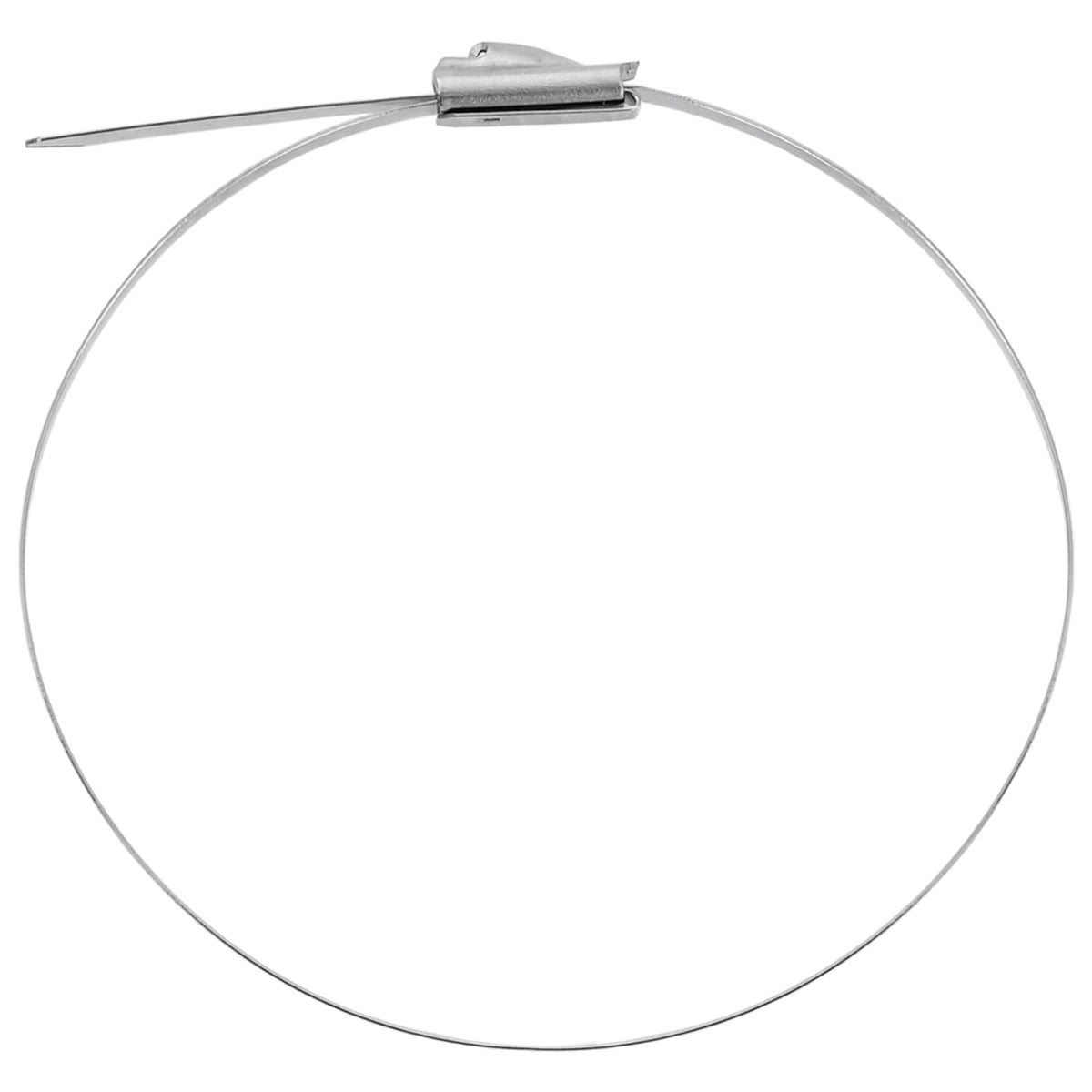 Veza za kabel 12 kom. 4,6 x 200 mm Srebrna