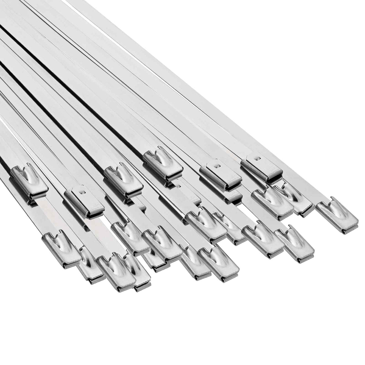 Veza za kabel 25 kom. 4,6 x 250 mm Srebrna
